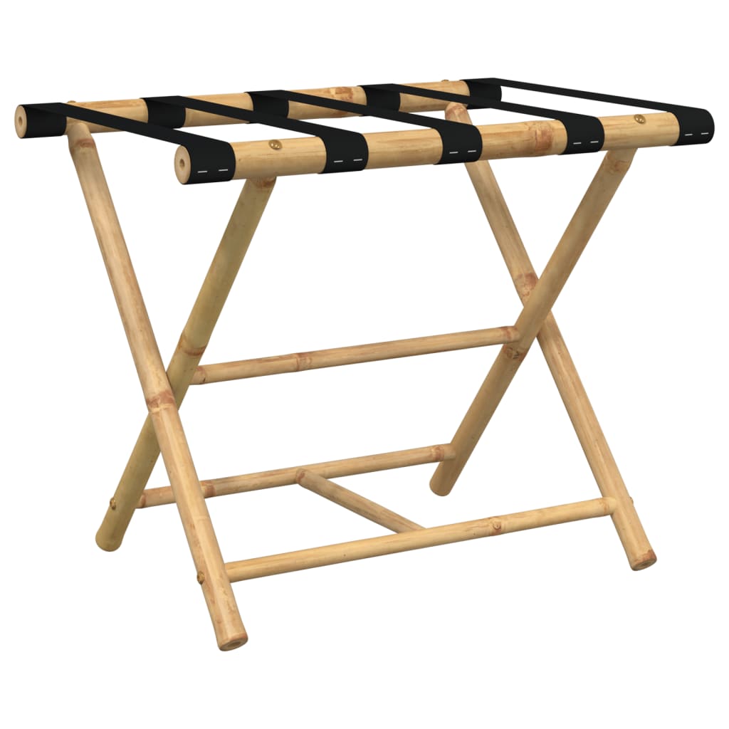 Folding Luggage Rack Bamboo, Luggage Racks & Stands