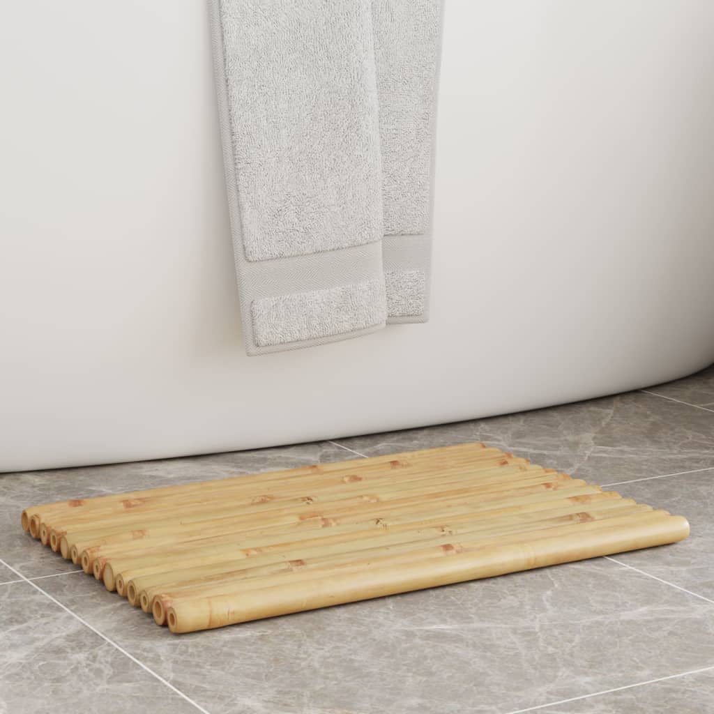 Bath Mats 2 pcs - Bamboo - Bath Mats & Rugs