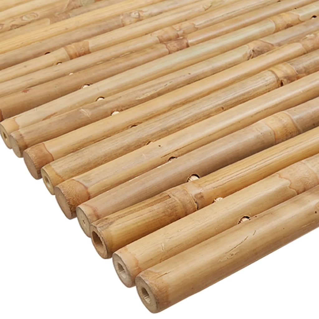 Bath Mats 2 pcs Bamboo, Bamboo finish