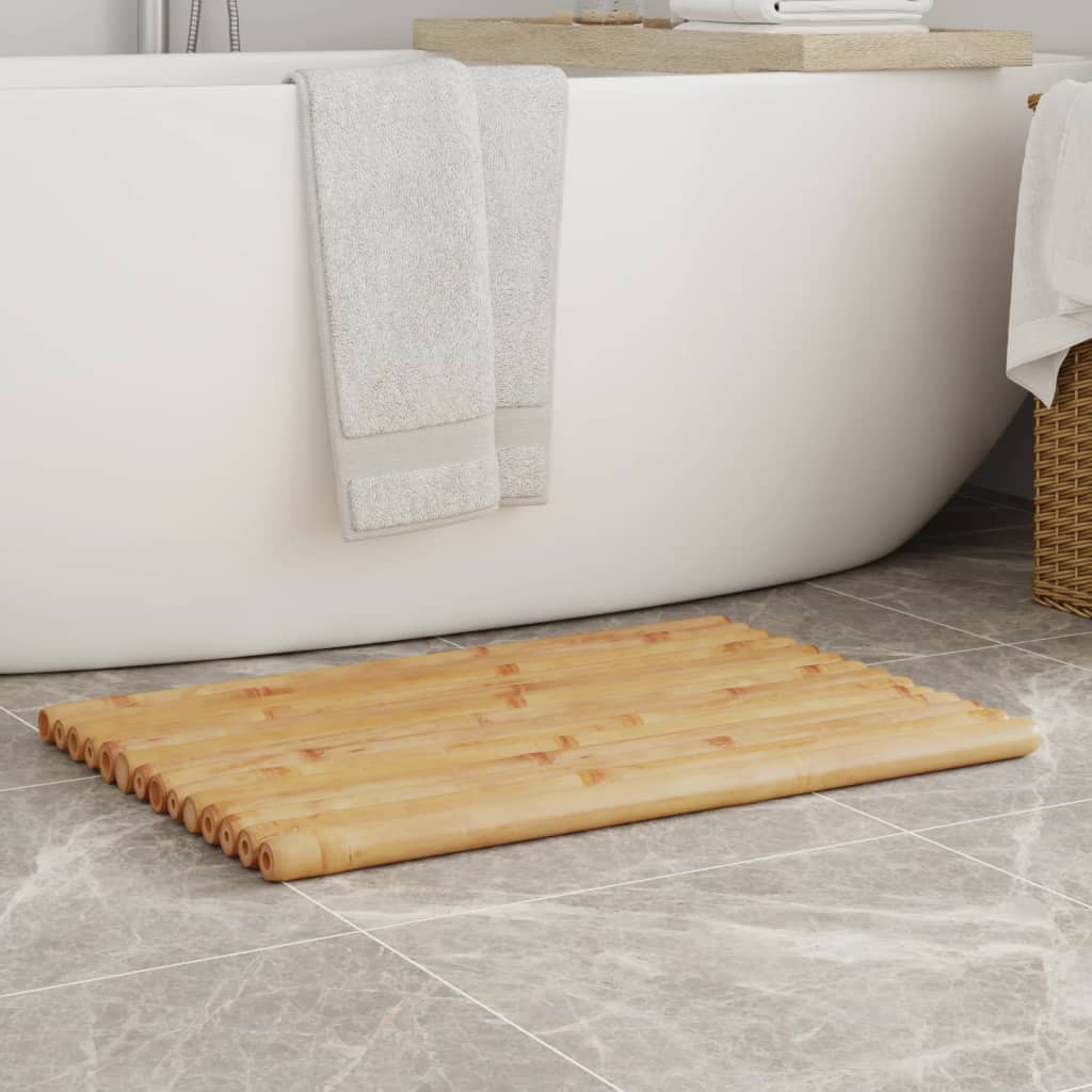 Bath Mats 2 pcs Bamboo - Bath Mats & Rugs