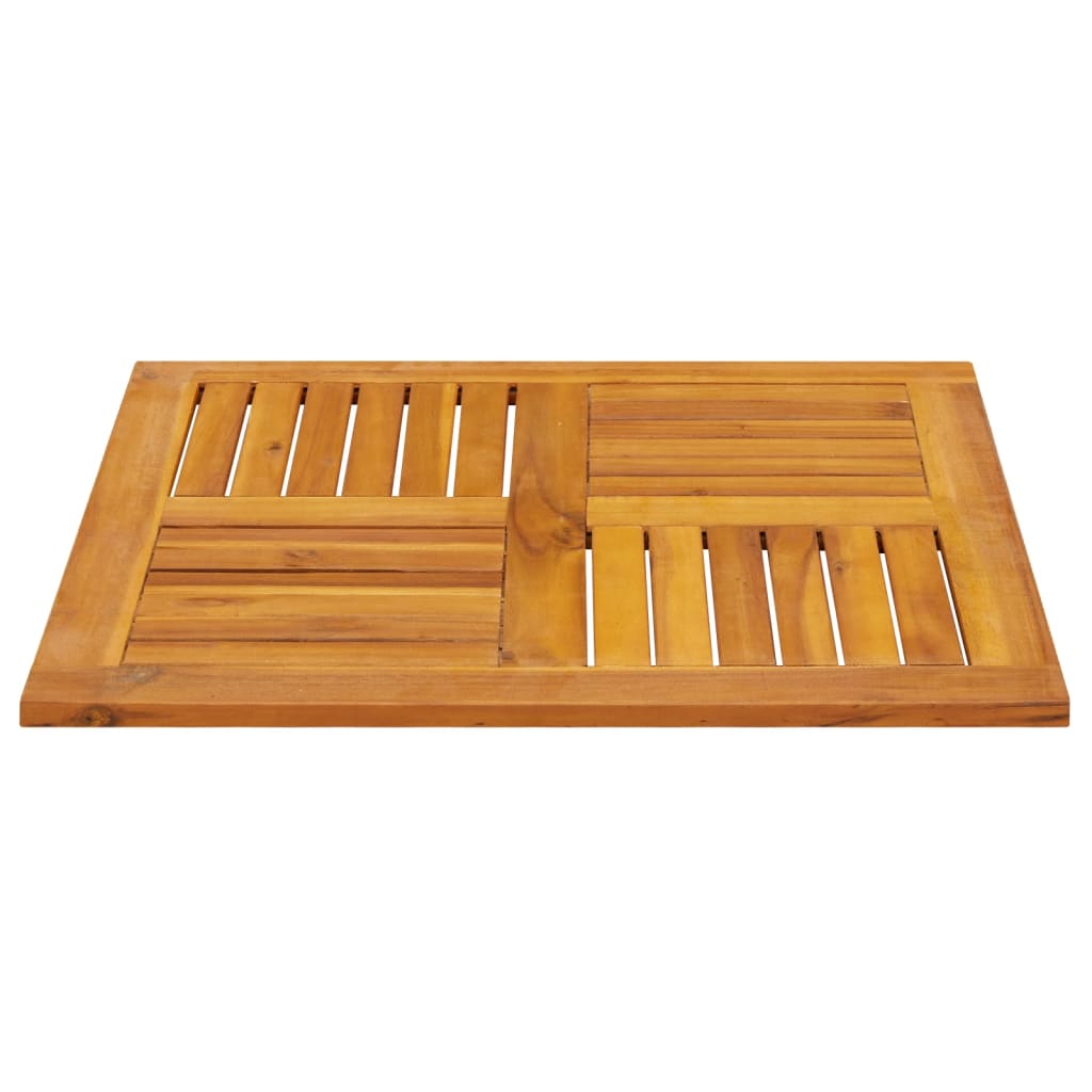 Table Top Square Solid Wood Acacia | Wood finish