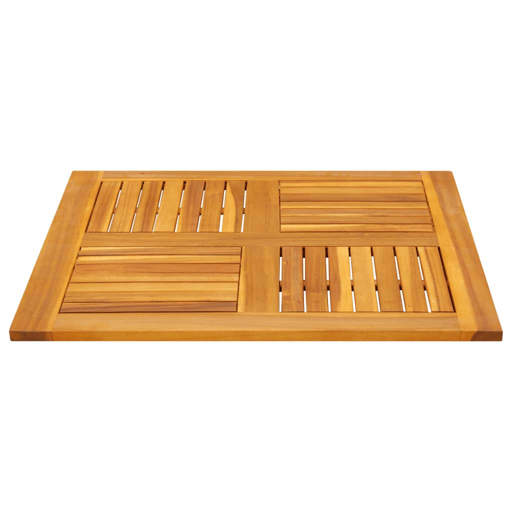Stylish Table Top Square - Solid Wood Acacia | Wood finish