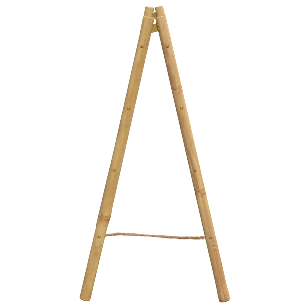 Double Towel Ladder with 4 Rungs Bamboo | Double