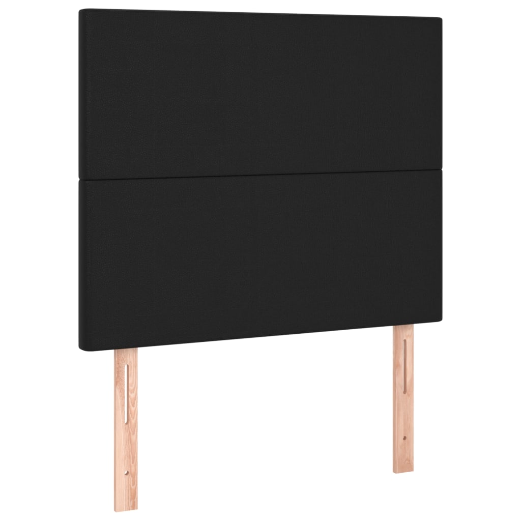 Bed Frame with Headboard Black King Single Size Velvet