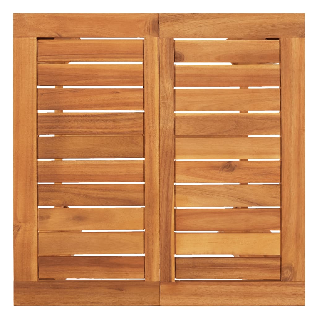 3 Piece Garden Bar Set Brown Solid Wood Acacia