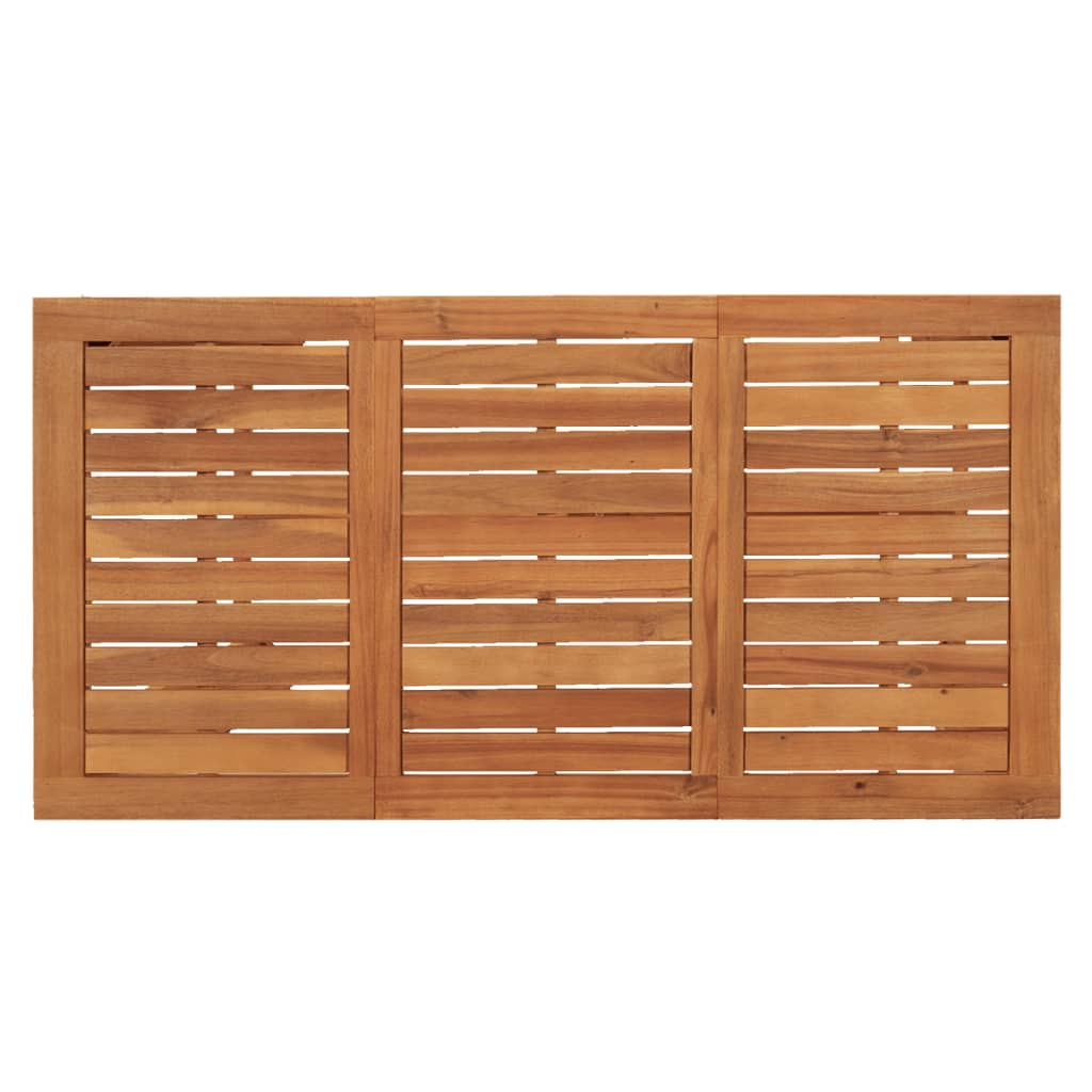 5 Piece Garden Bar Set Solid Wood Acacia and Poly Rattan