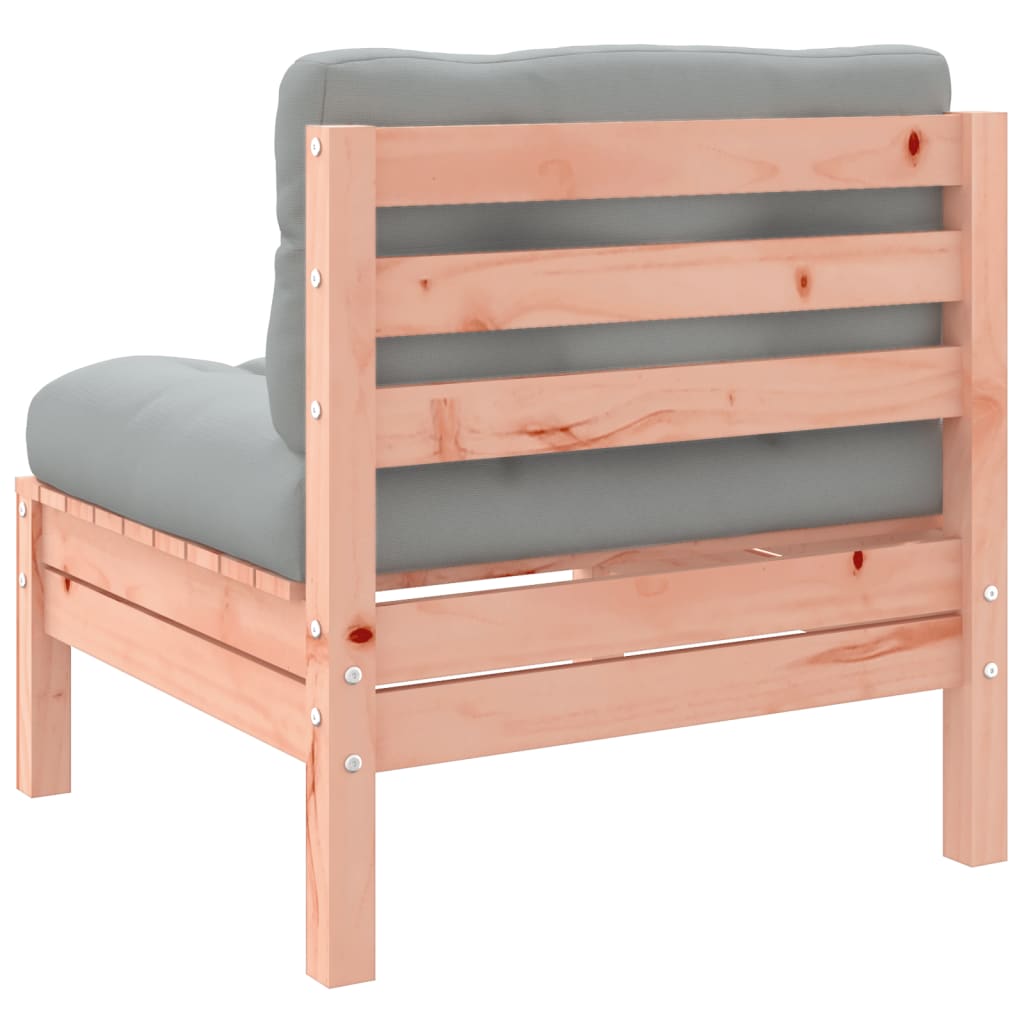 7 Piece Garden Sofa Set with Cushions Solid Wood