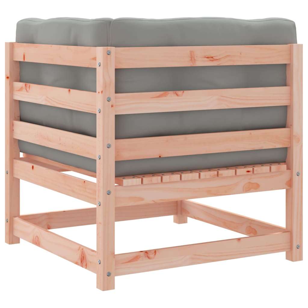 6 Piece Garden Sofa Set with Cushions Solid WoodÂ Douglas Fir