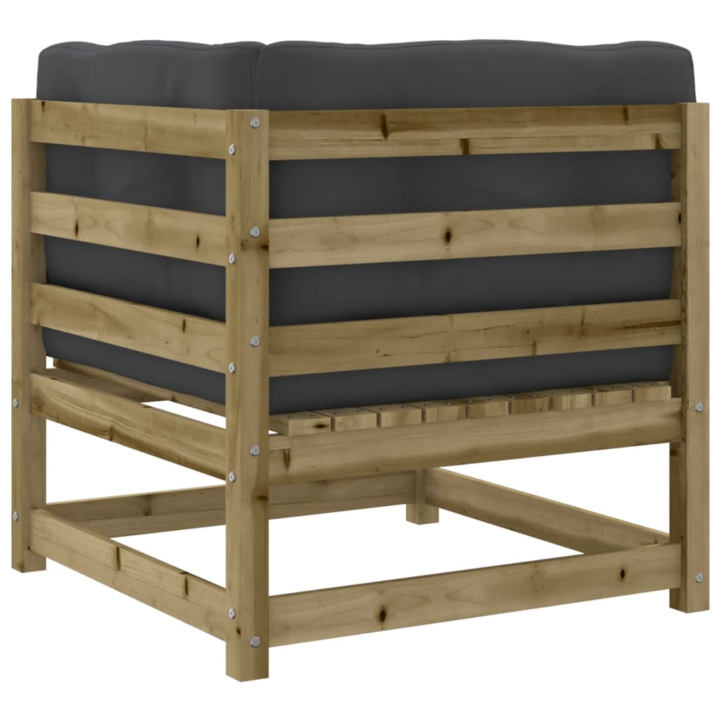 6 Piece Garden Sofa Set with Cushions
