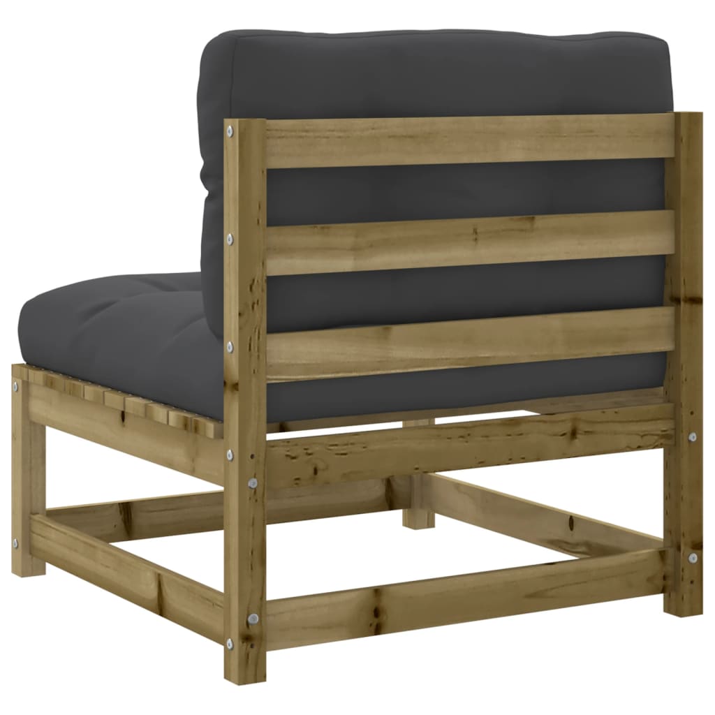 6 Piece Garden Sofa Set with Cushions