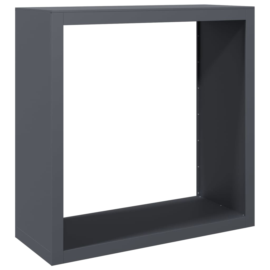 Steel Firewood Rack Anthracite 100cm | Simpledeals