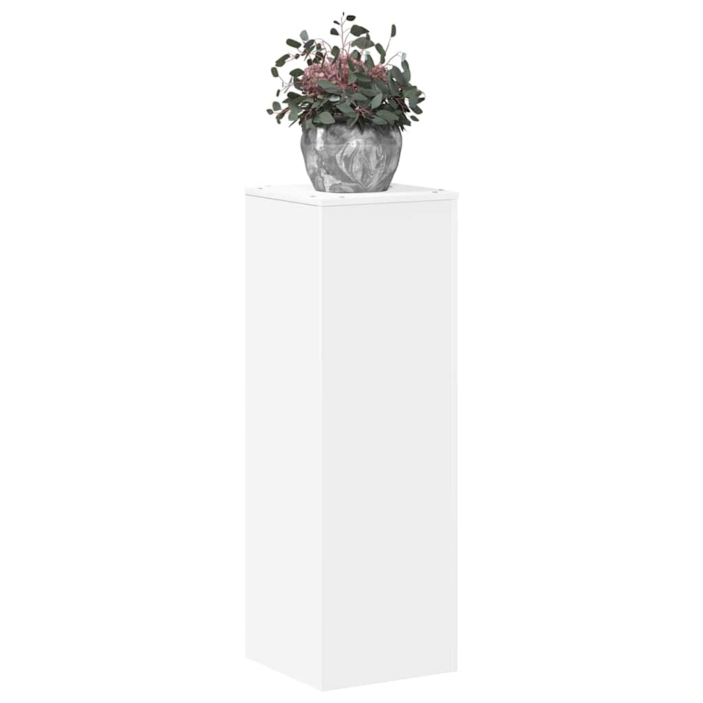 Tall White Plant Stand 100cm Engineered Wood | Simpledeals