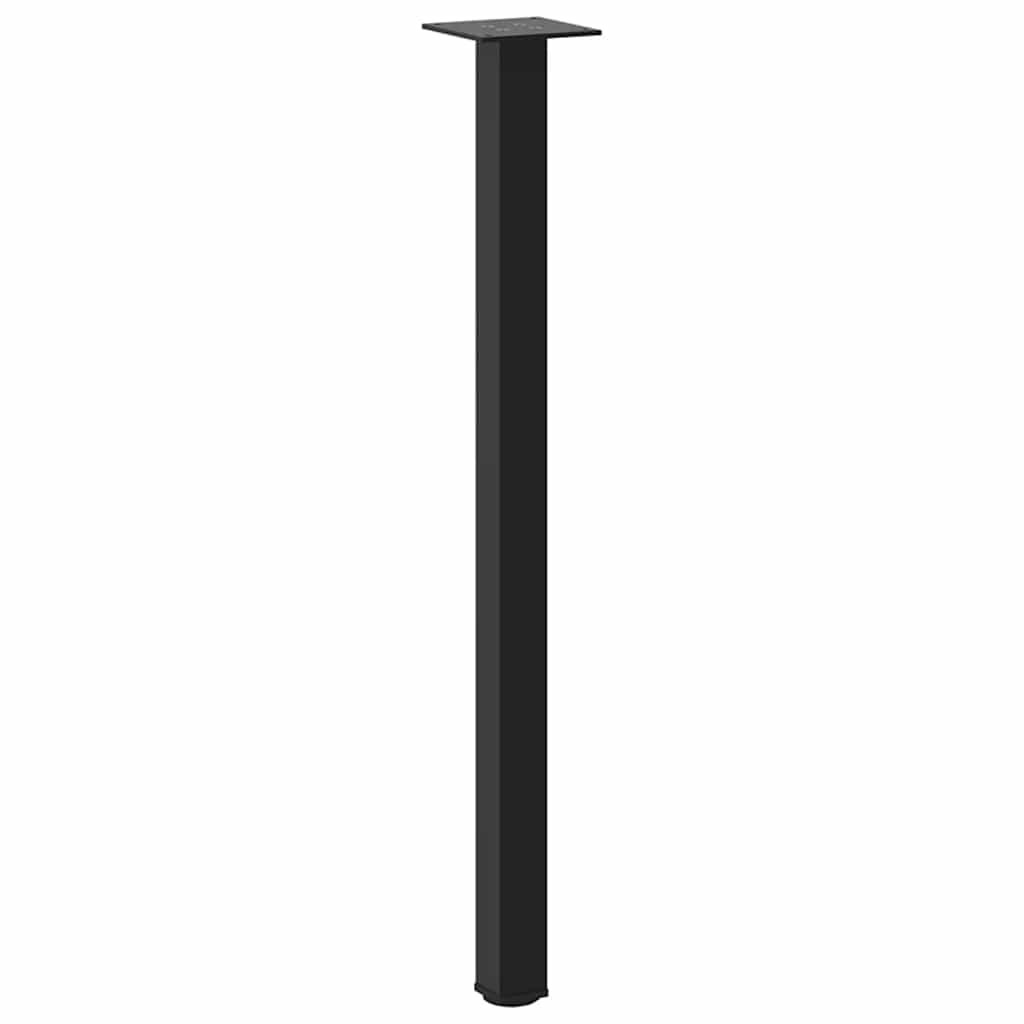 Coffee Table Legs 4 pcs Black Steel, Steel finish