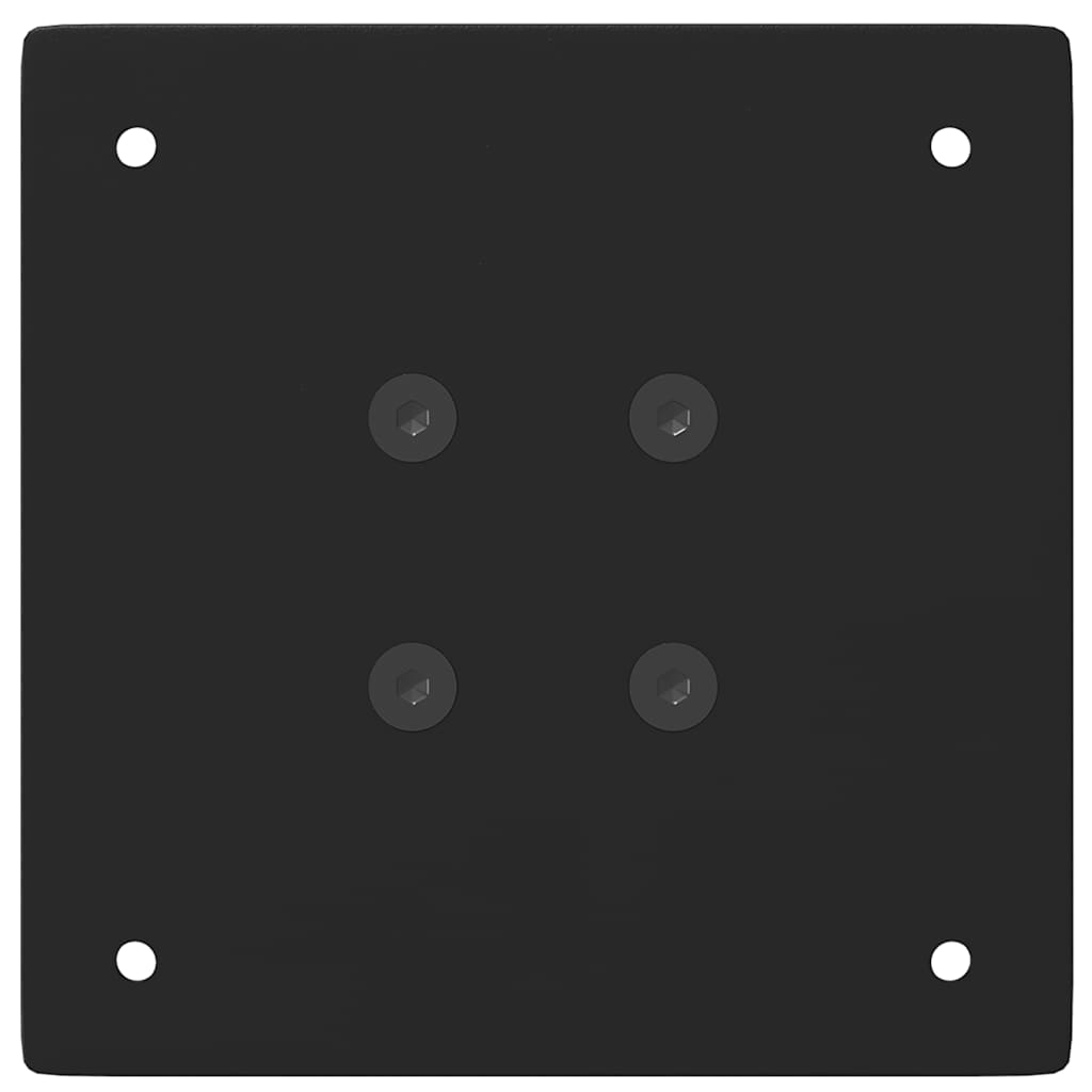 Steel finish - Coffee Table Legs 4 pcs Black Steel