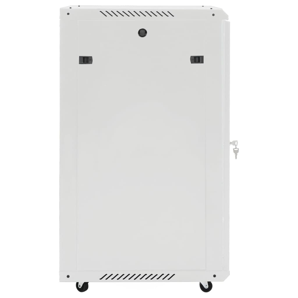 Bar Stools - Durable 18U Network Cabinet 19 IP20 Grey for Organized Network