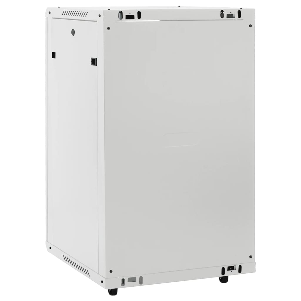 Grey colour - Durable 18U Network Cabinet 19 IP20 Grey for Organized Network