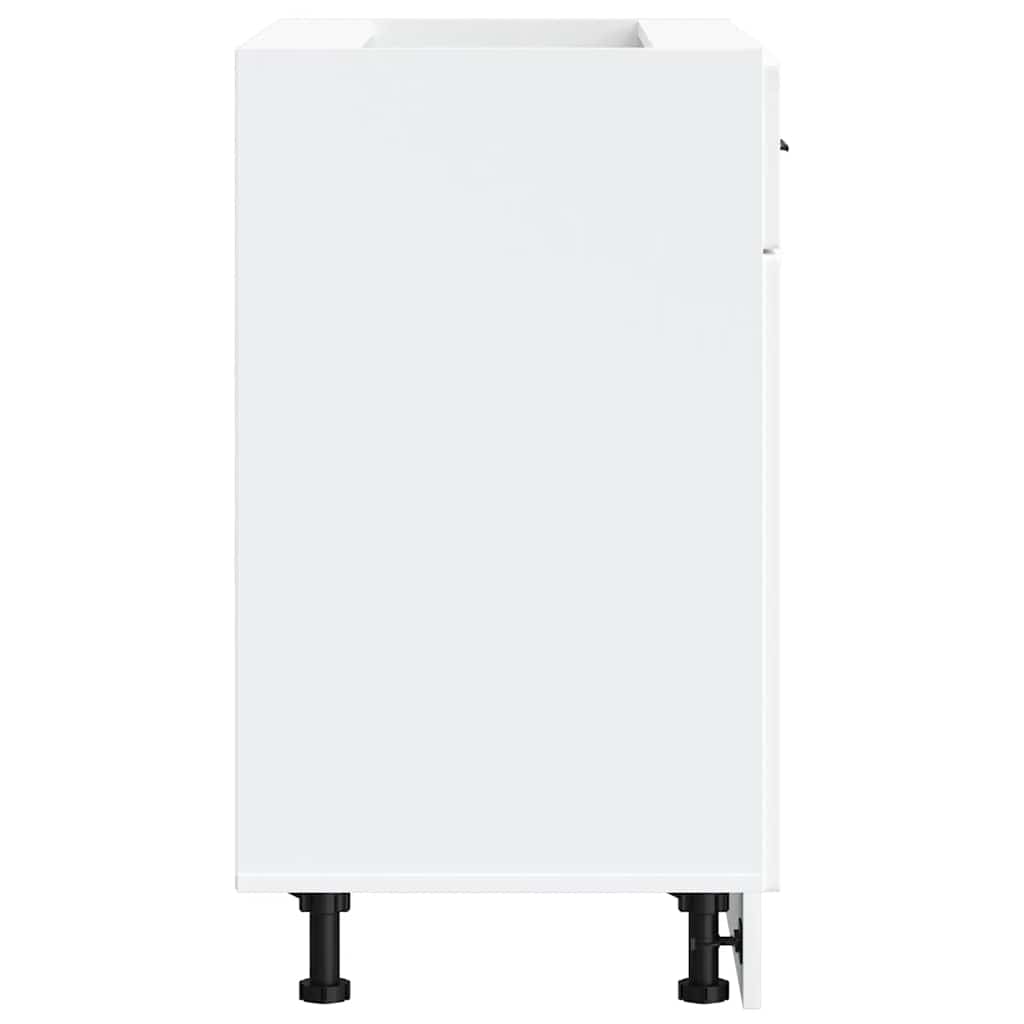 Kitchen Base Cabinet White Engineered Wood | Simpledeals