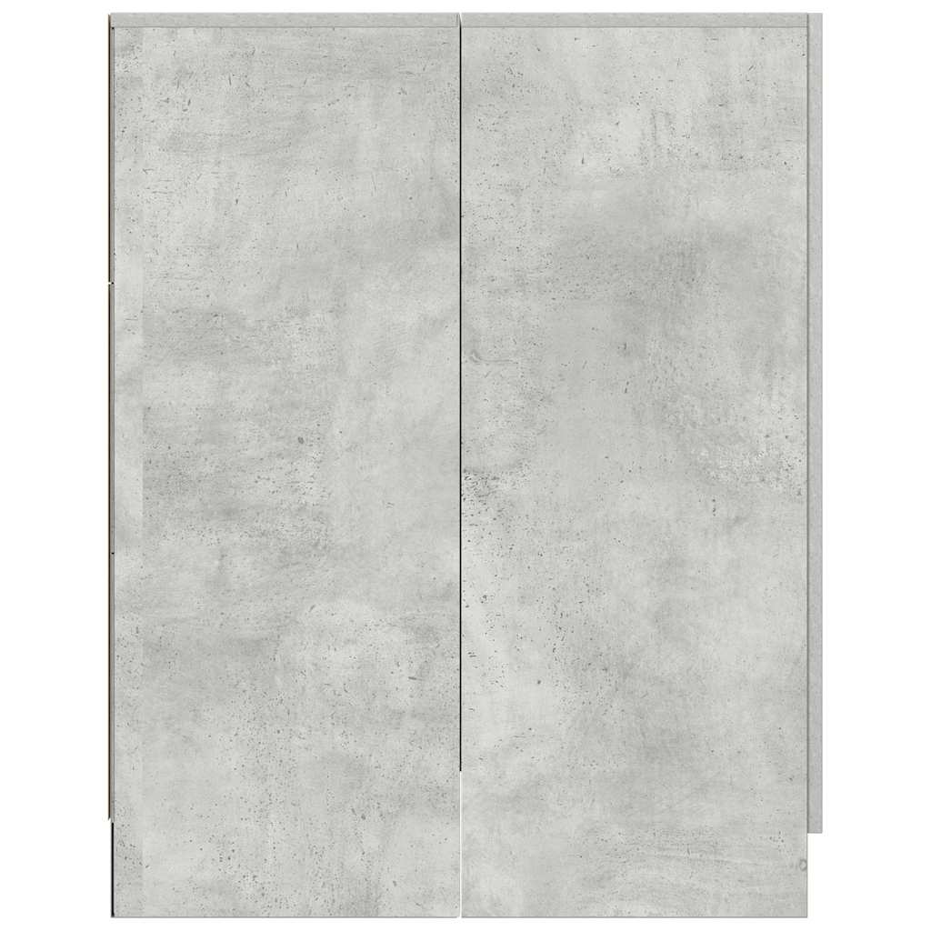 Washing Machine Cabinet Concrete Grey 70x70cm | Simpledeals