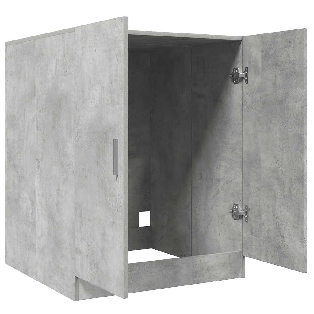 Washing Machine Cabinet Concrete Grey 70x70cm | Simpledeals