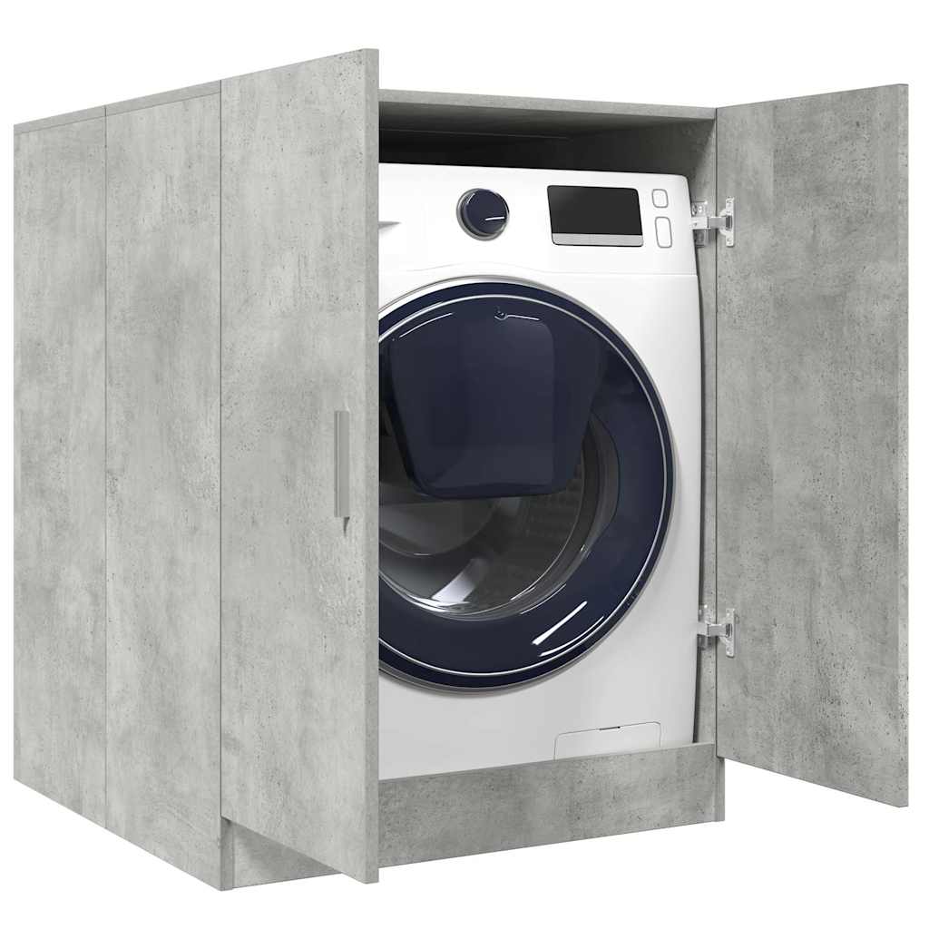 Washing Machine Cabinet Concrete Grey 70x70cm | Simpledeals