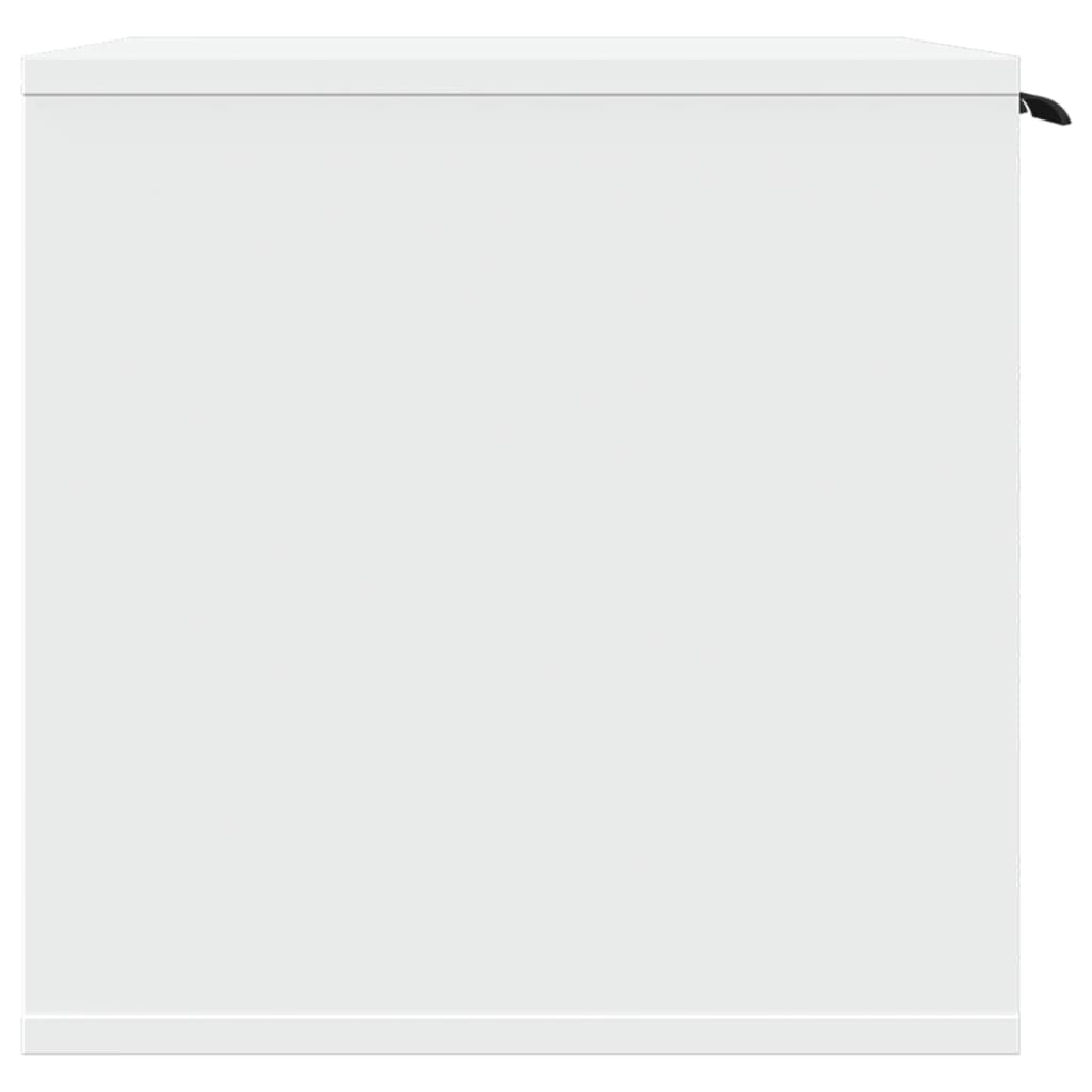 Cat Litter Box Enclosure Cabinet White 80cm | Simpledeals