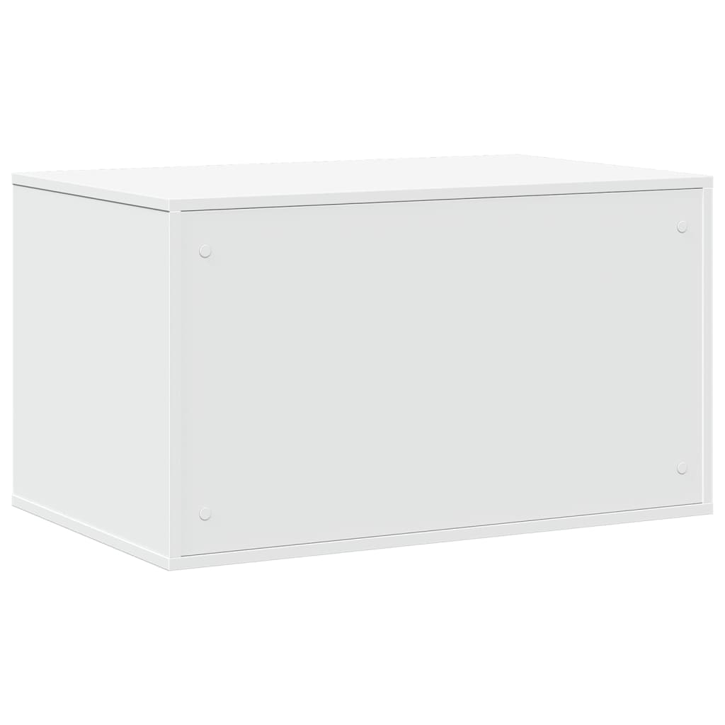 Cat Litter Box Enclosure Cabinet White 80cm | Simpledeals