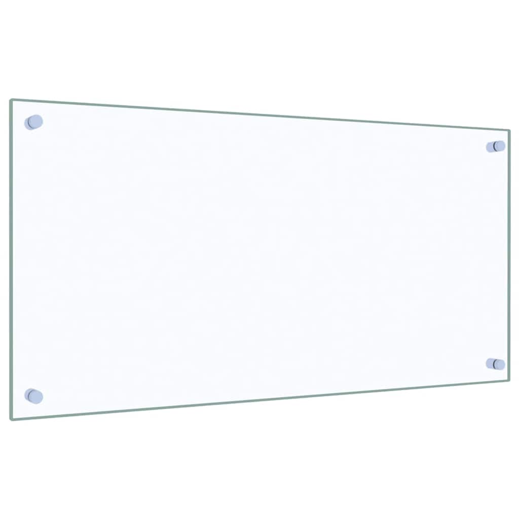 Kitchen Backsplashes 2 pcs Transparent Tempered Glass-Stylish