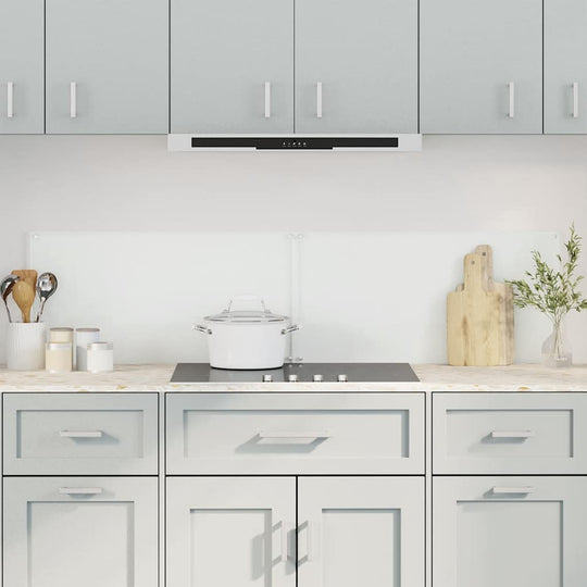 Kitchen Backsplashes 2 pcs Transparent Tempered Glass