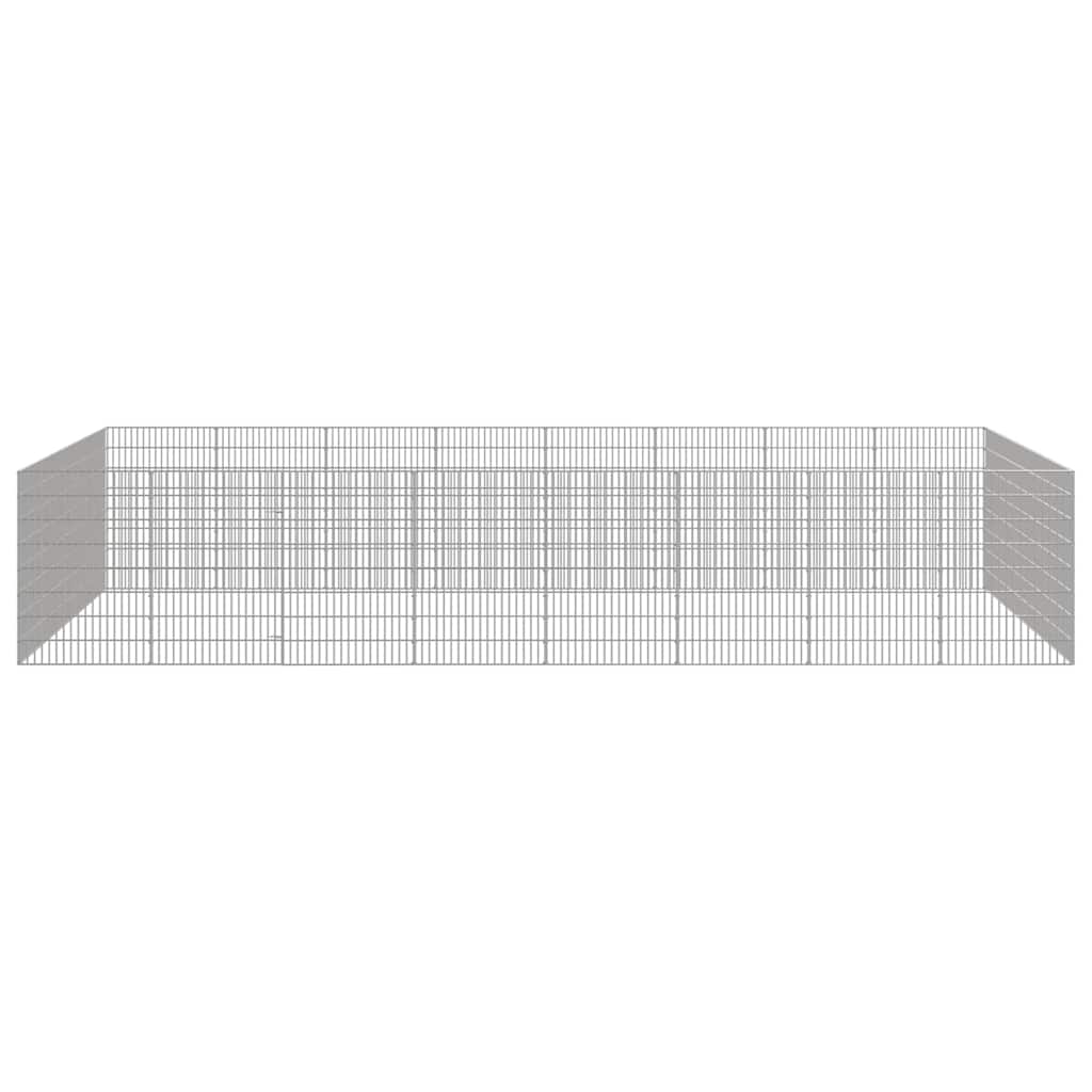Free Range Animal Enclosure 24-Panel Galvanised Iron
