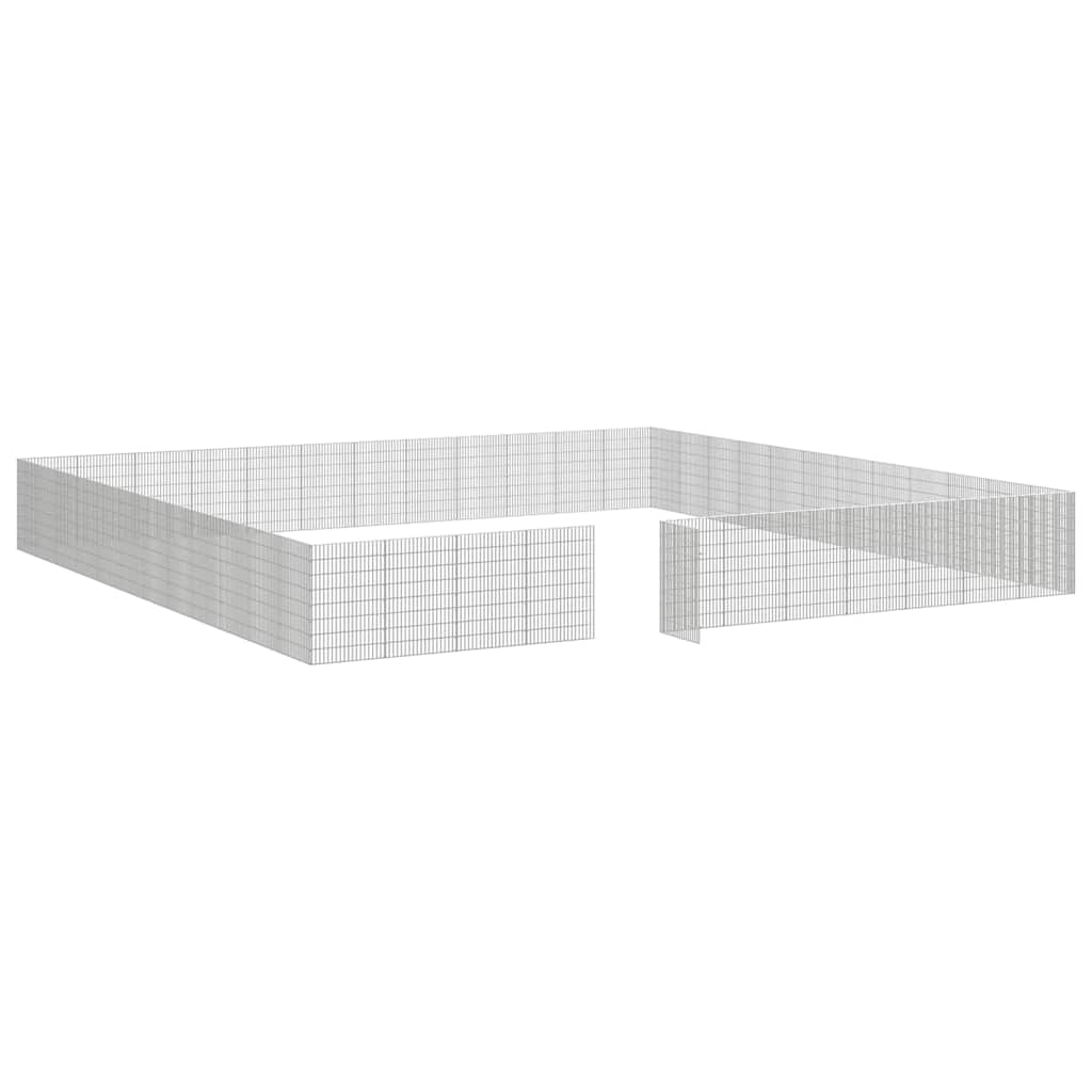 Free Range Animal Enclosure 48-Panel Galvanised Iron