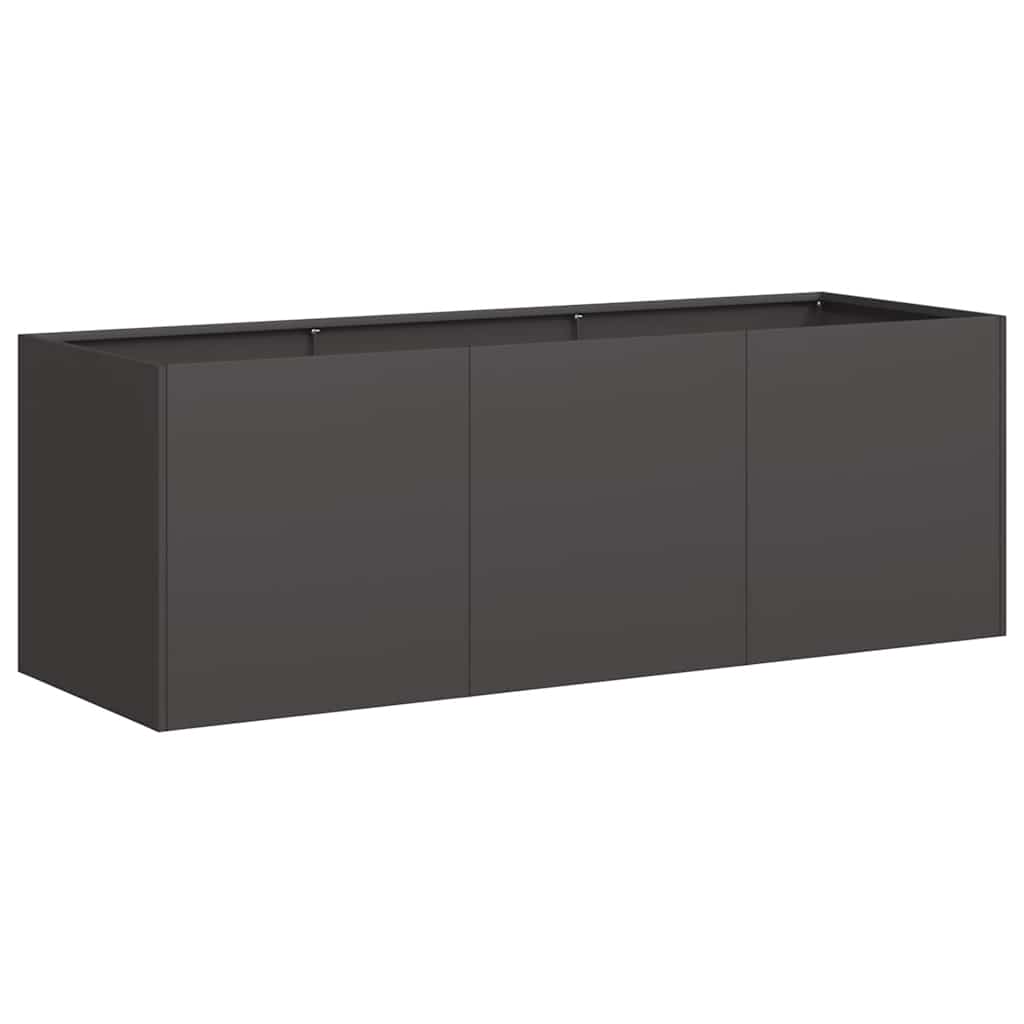 Black Steel Raised Garden Bed Planter 120cm | Simpledeals