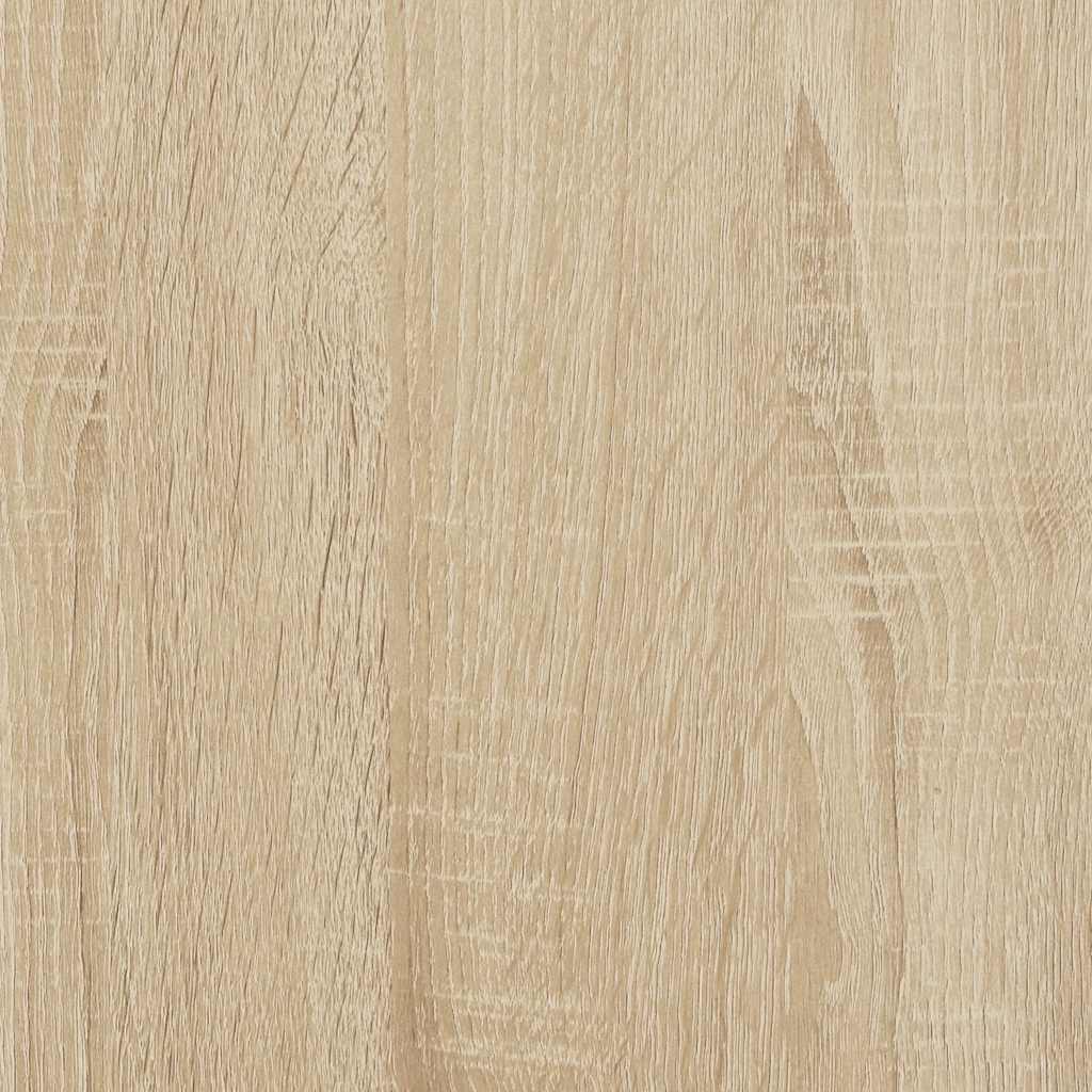 Queen Bed Frame Sonoma Oak Slatted Base | Simpledeals