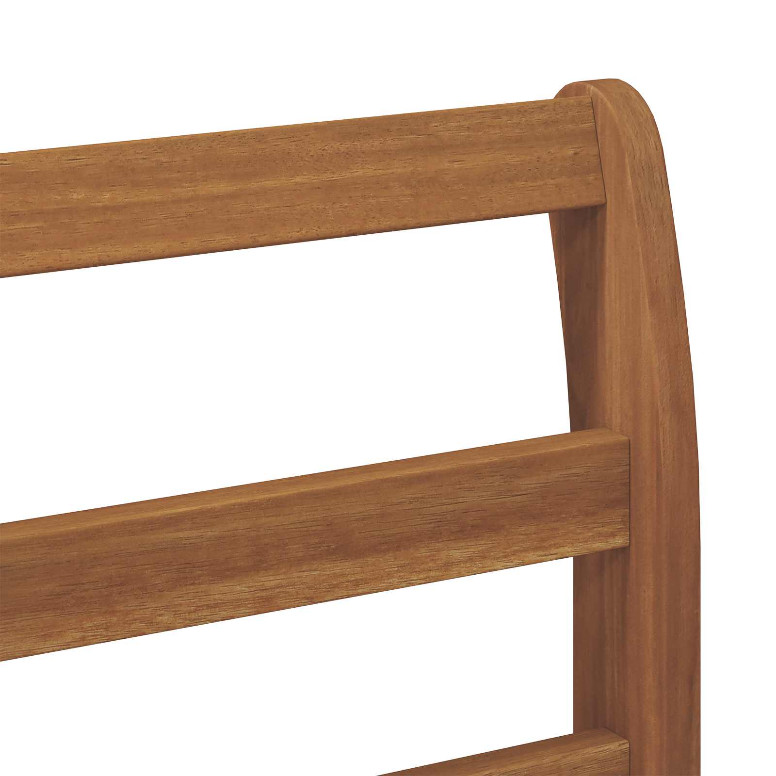 Armrest Natural Solid Wood 58.5x8x60cm