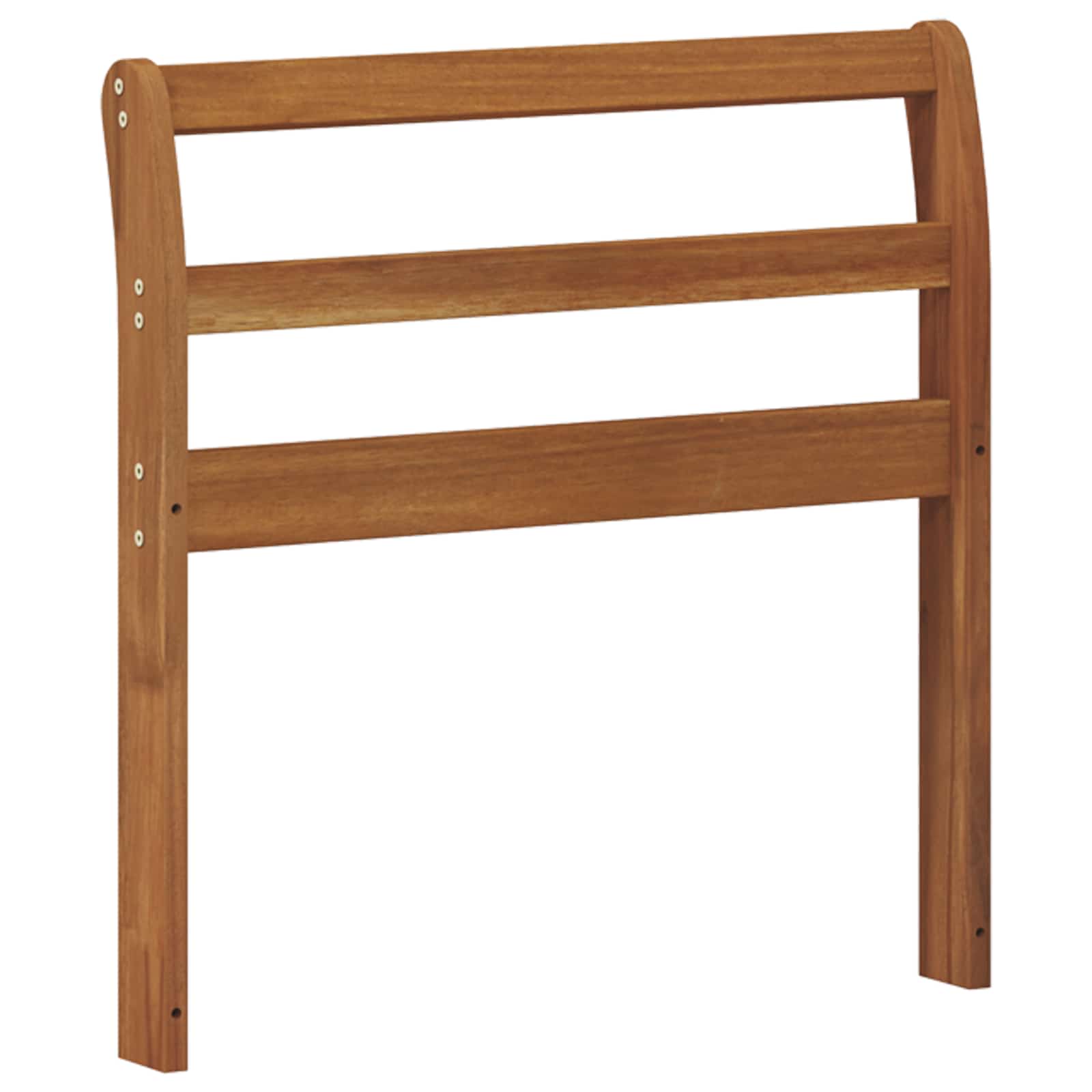 Armrest Natural Solid Wood 58.5x8x60cm