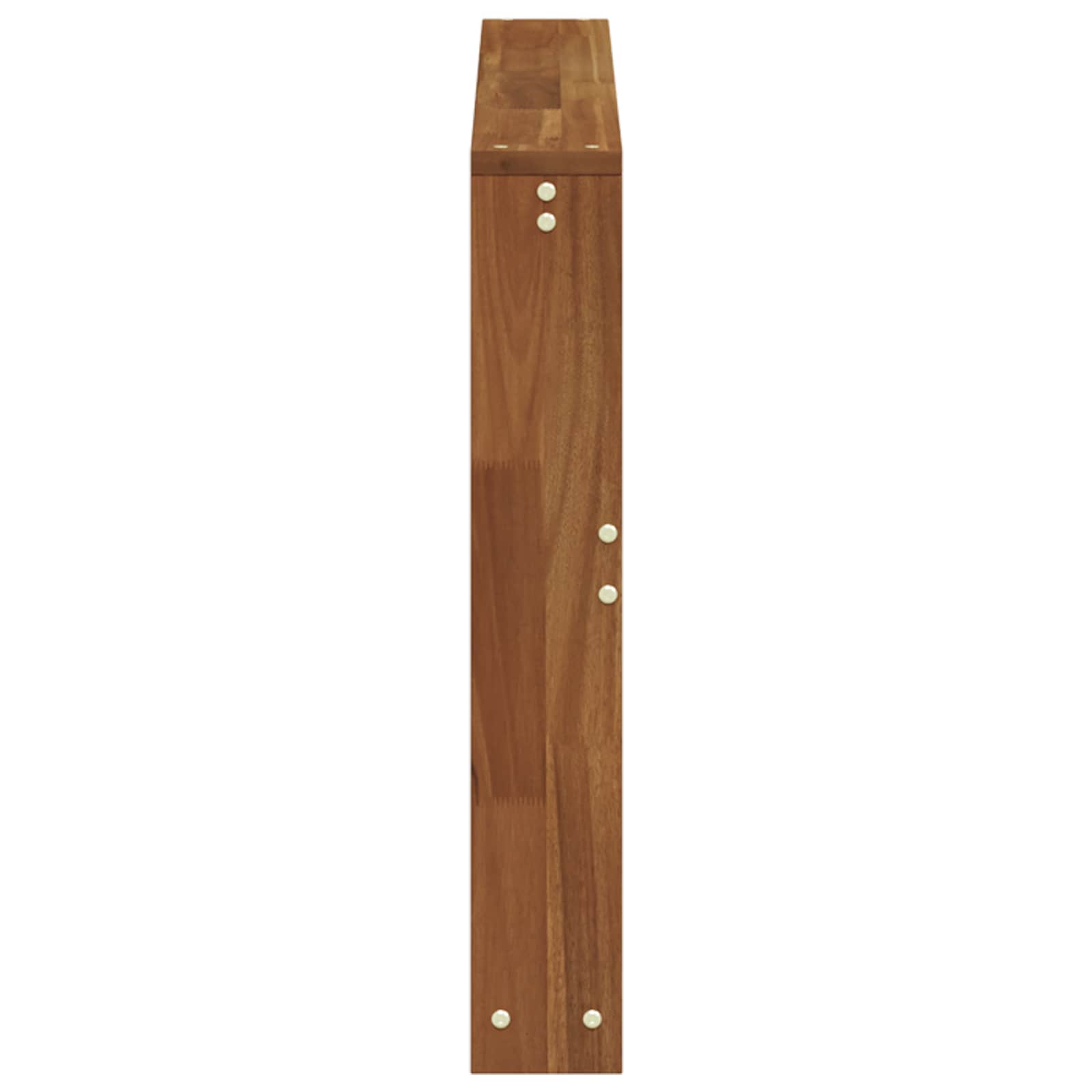Armrest Natural Solid Wood 78x10x61cm