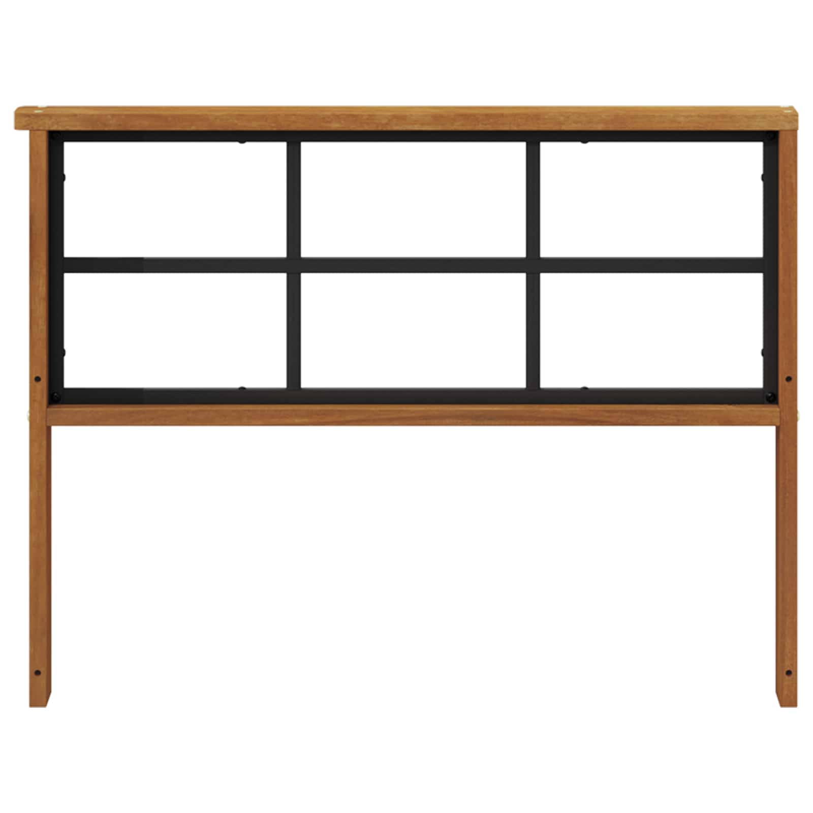 Acacia Armrest Natural Wood 78.5x6x61cm
