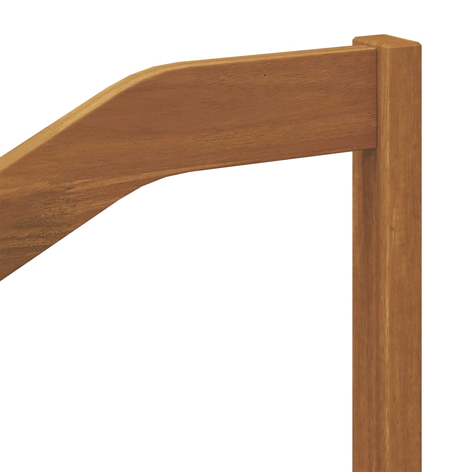 Armrest Natural Solid Wood 79x4x73cm