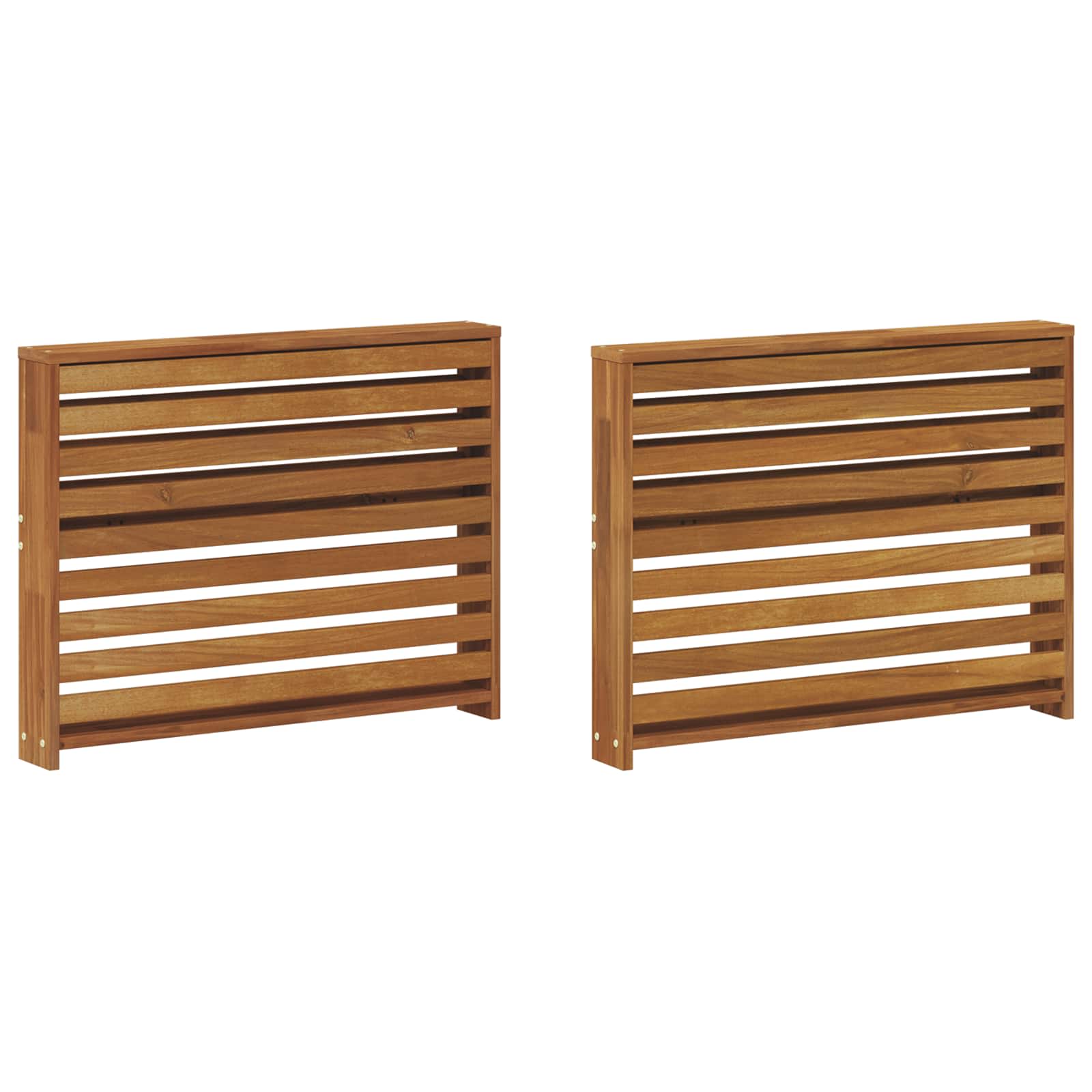 Armrest Natural Solid Wood 78.5x10x61cm