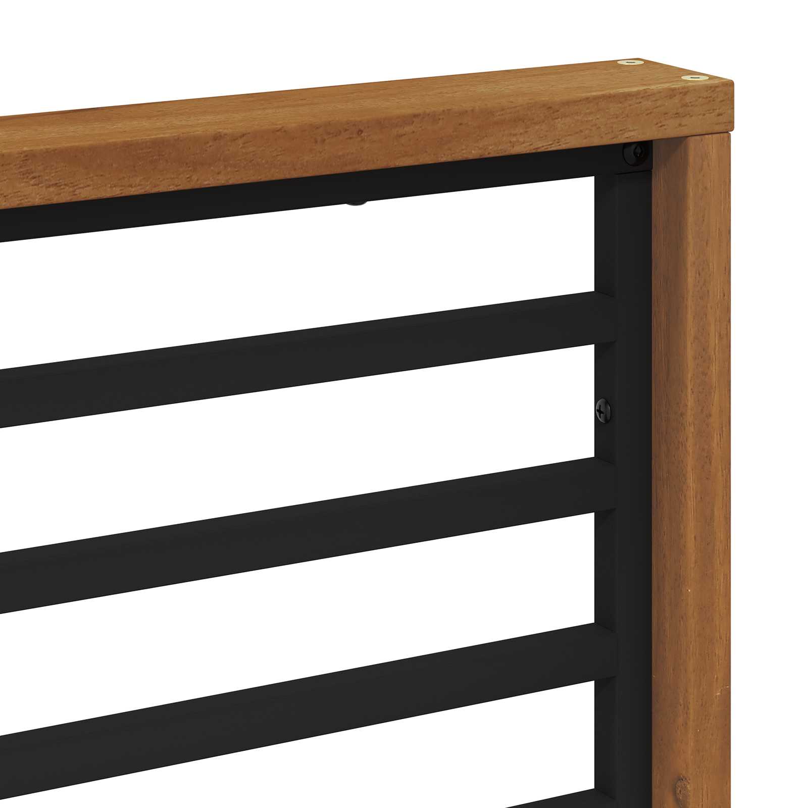 Armrest Natural Solid Wood 80x6x61cm