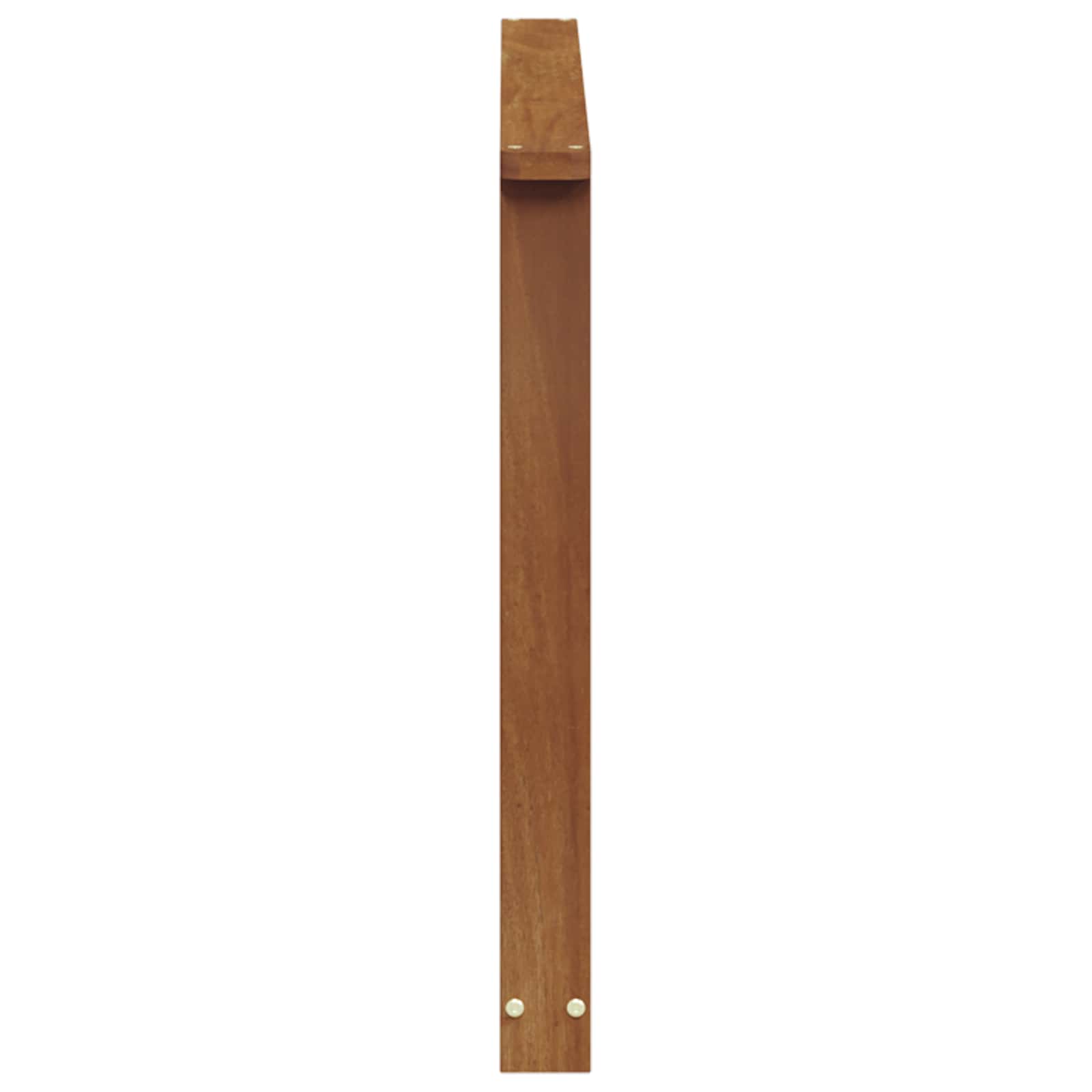 Armrest Natural Solid Wood 80x6x61cm