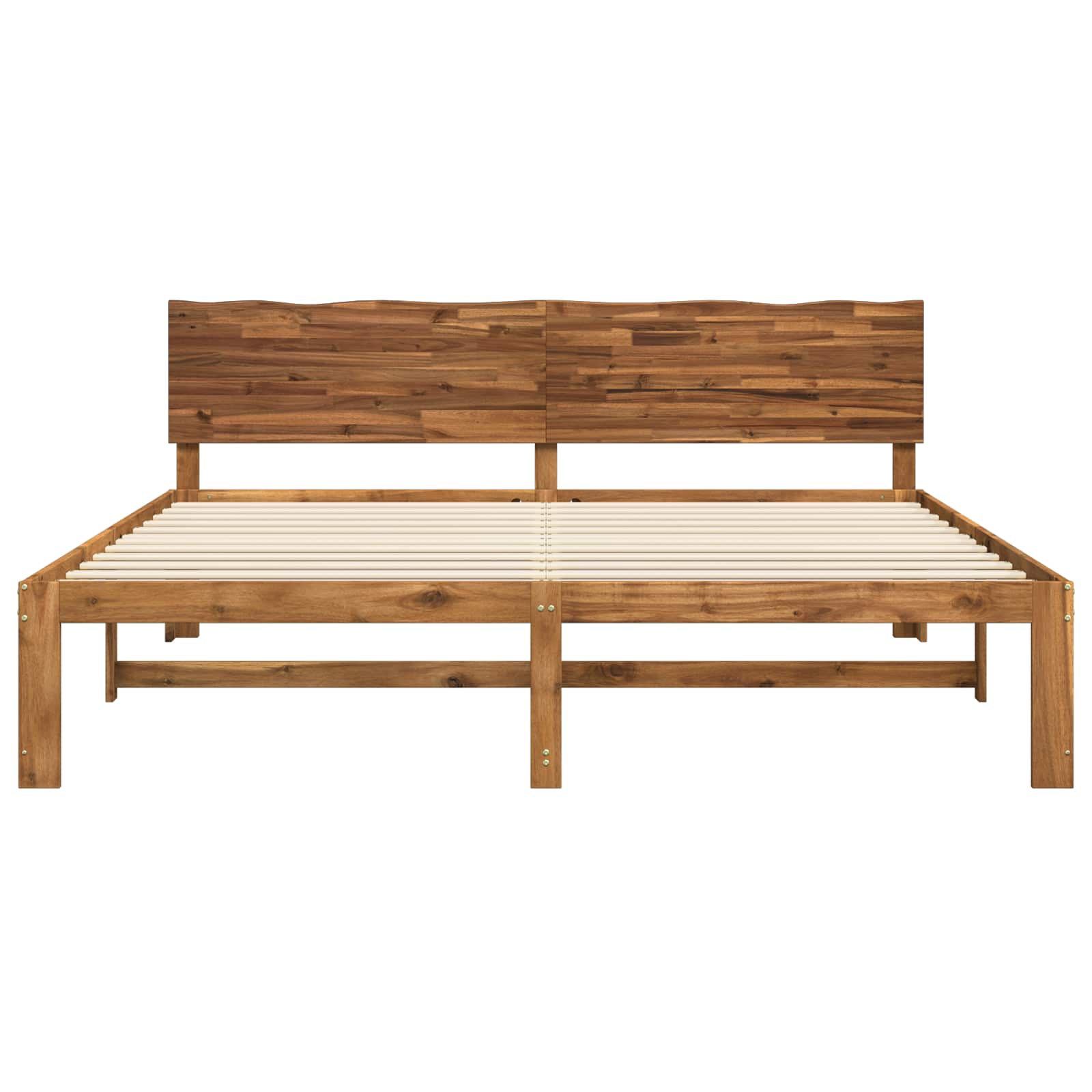 Double Bed Frame Natural Timber 180x200cm