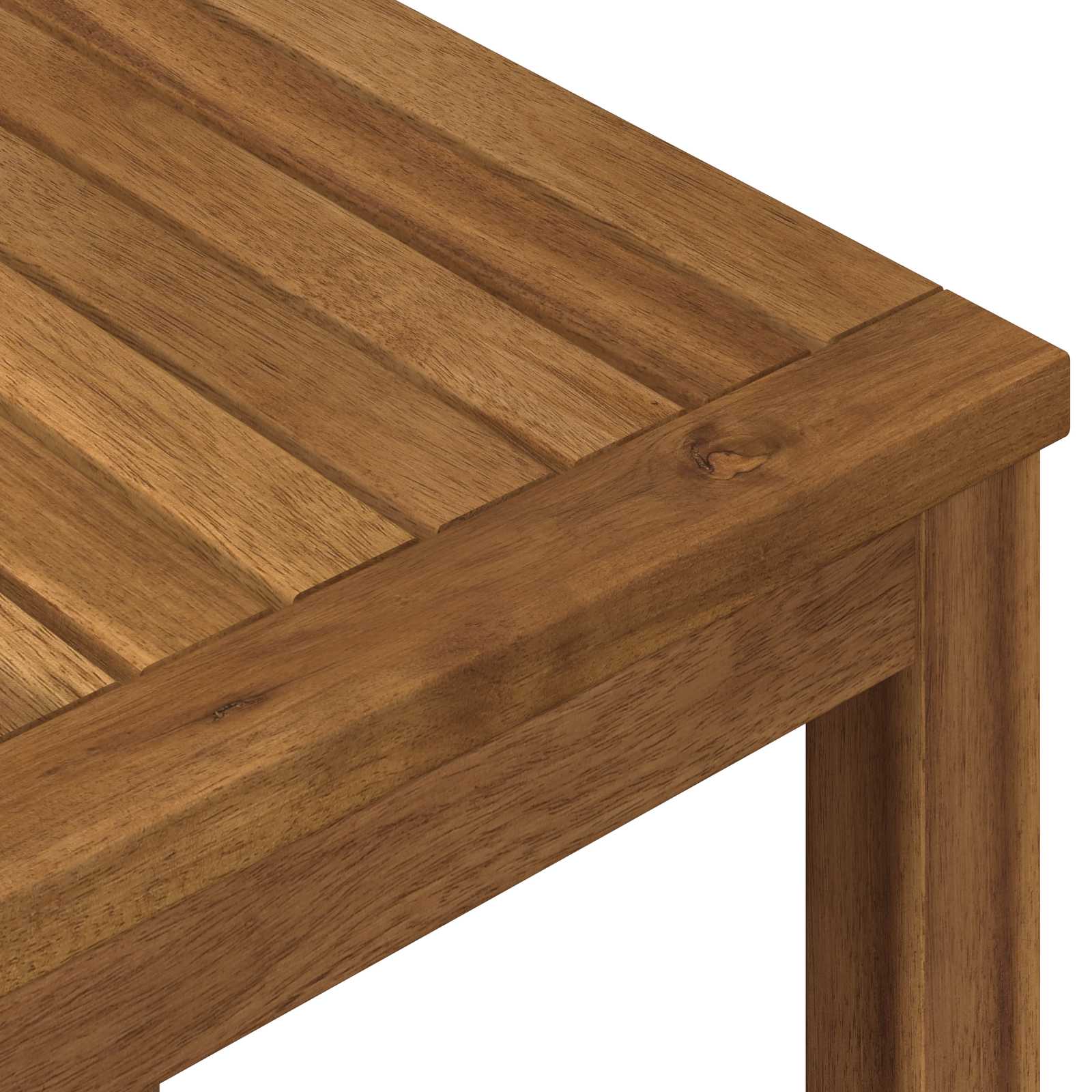 Outdoor Table Natural Acacia 80x80.5x75cm