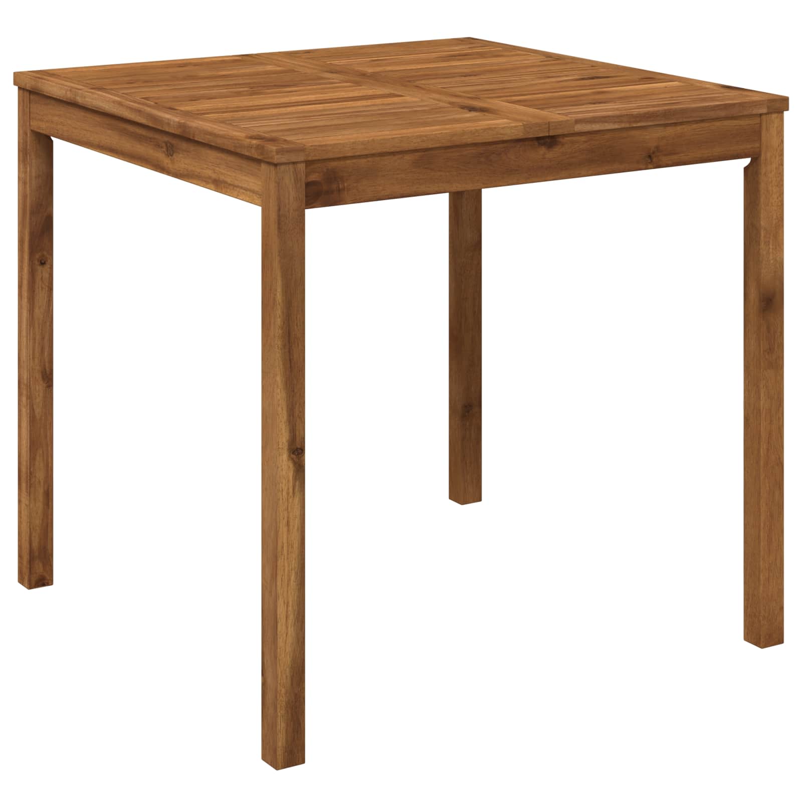 Outdoor Table Natural Acacia 80x80.5x75cm