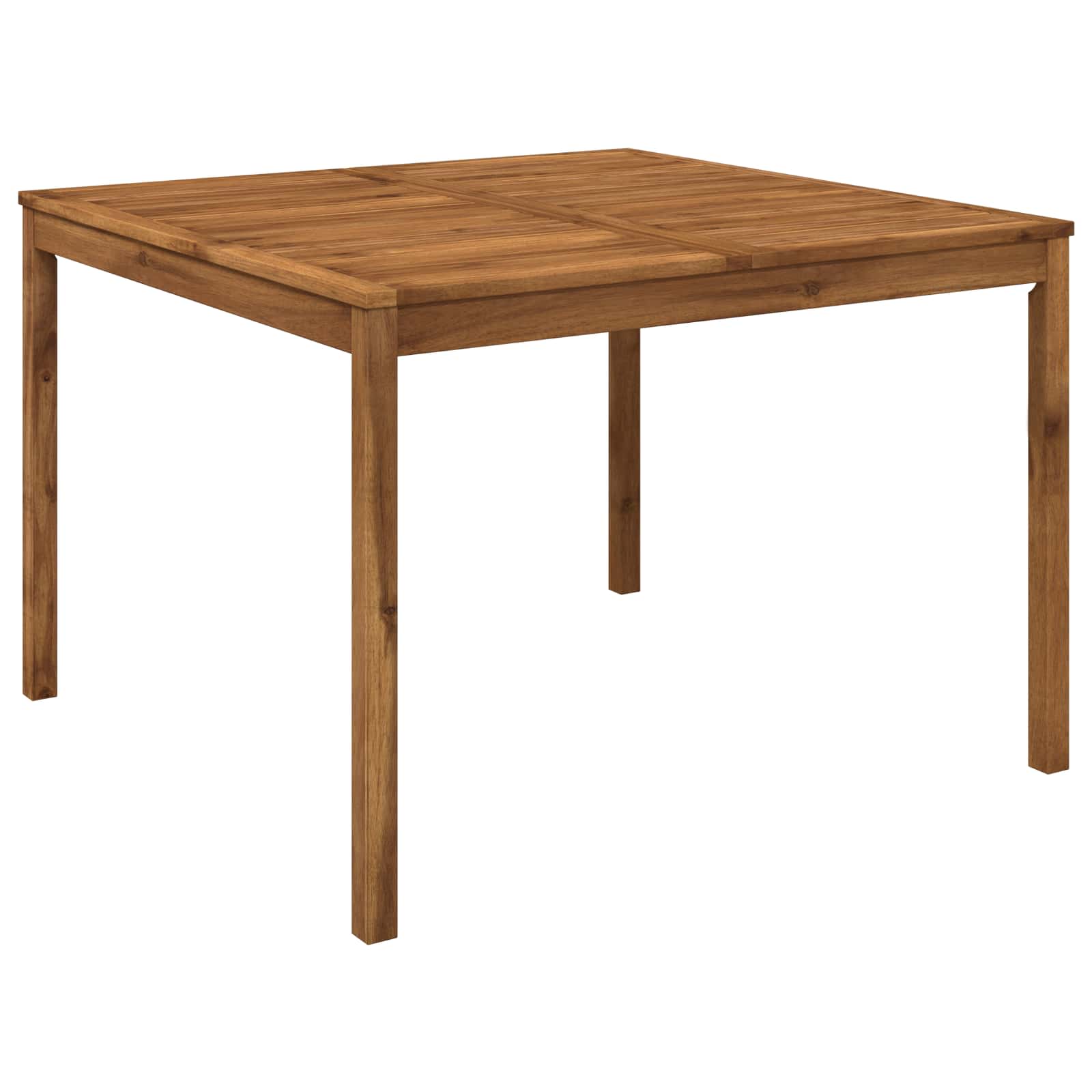 Outdoor Table Natural Wood 110x108.5x75cm