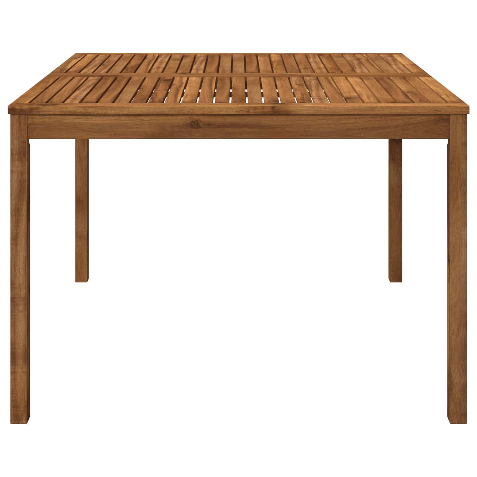 Outdoor Table Natural Wood 110x108.5x75cm