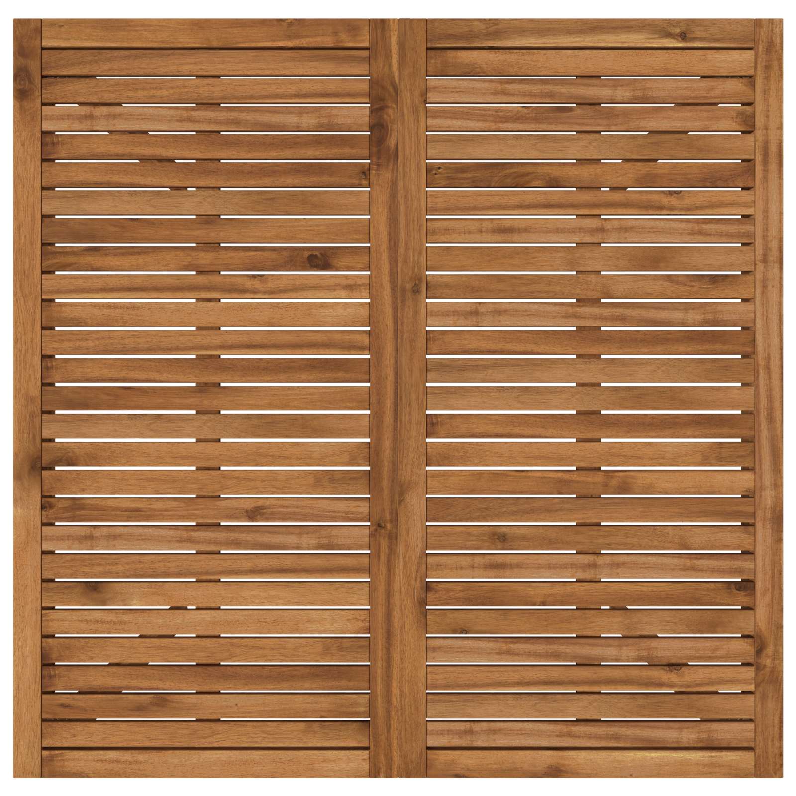 Outdoor Table Natural Wood 110x108.5x75cm