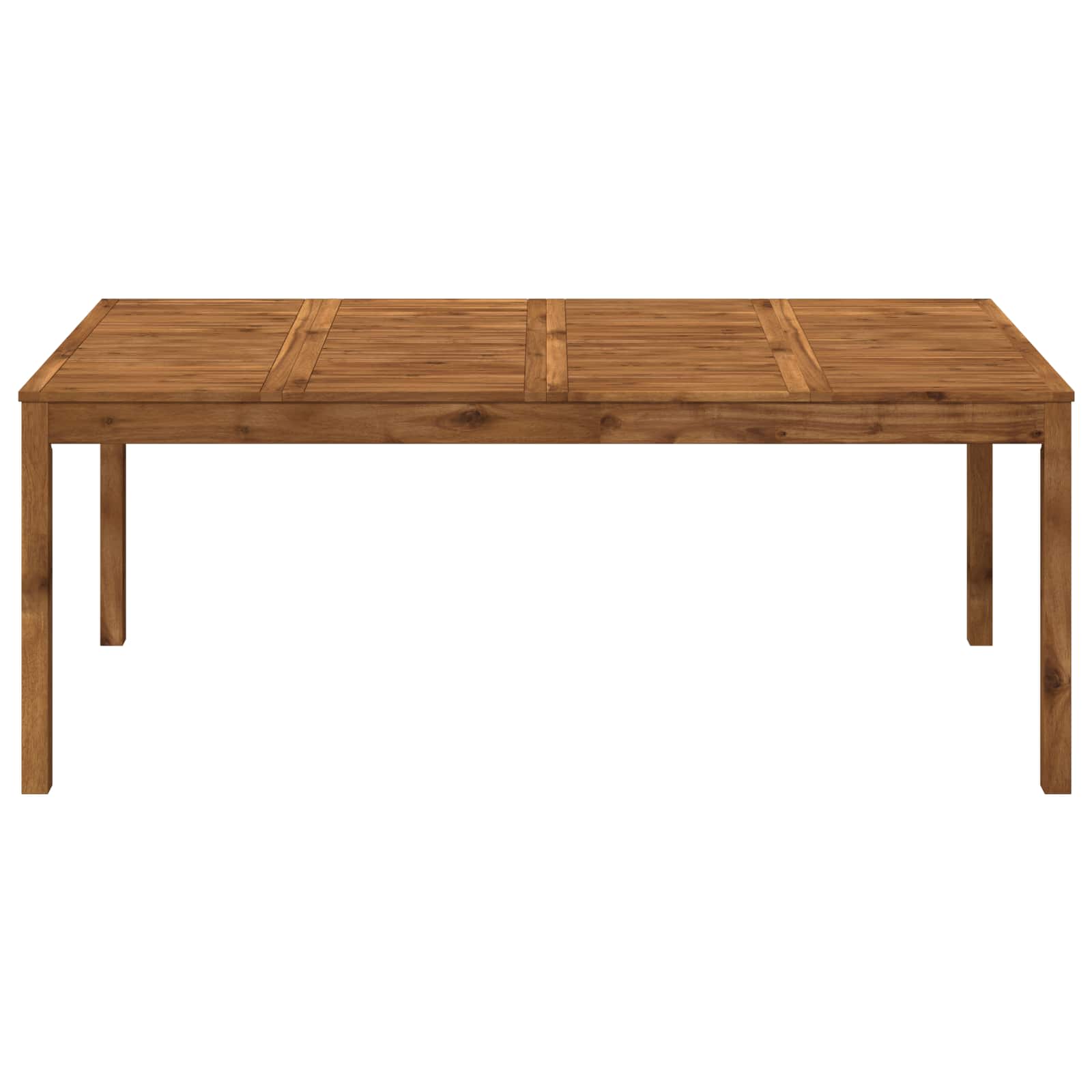 Outdoor Table Natural Wood 196x100.5x75cm