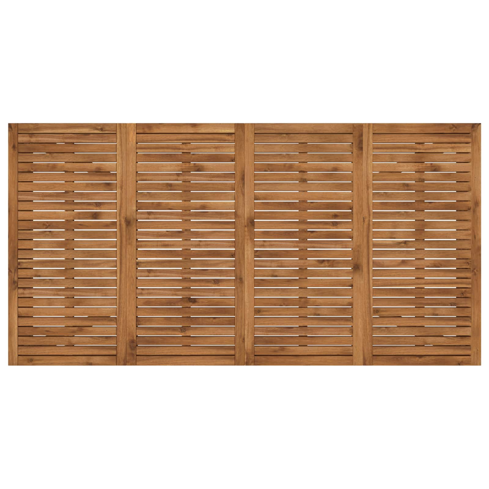 Outdoor Table Natural Wood 196x100.5x75cm