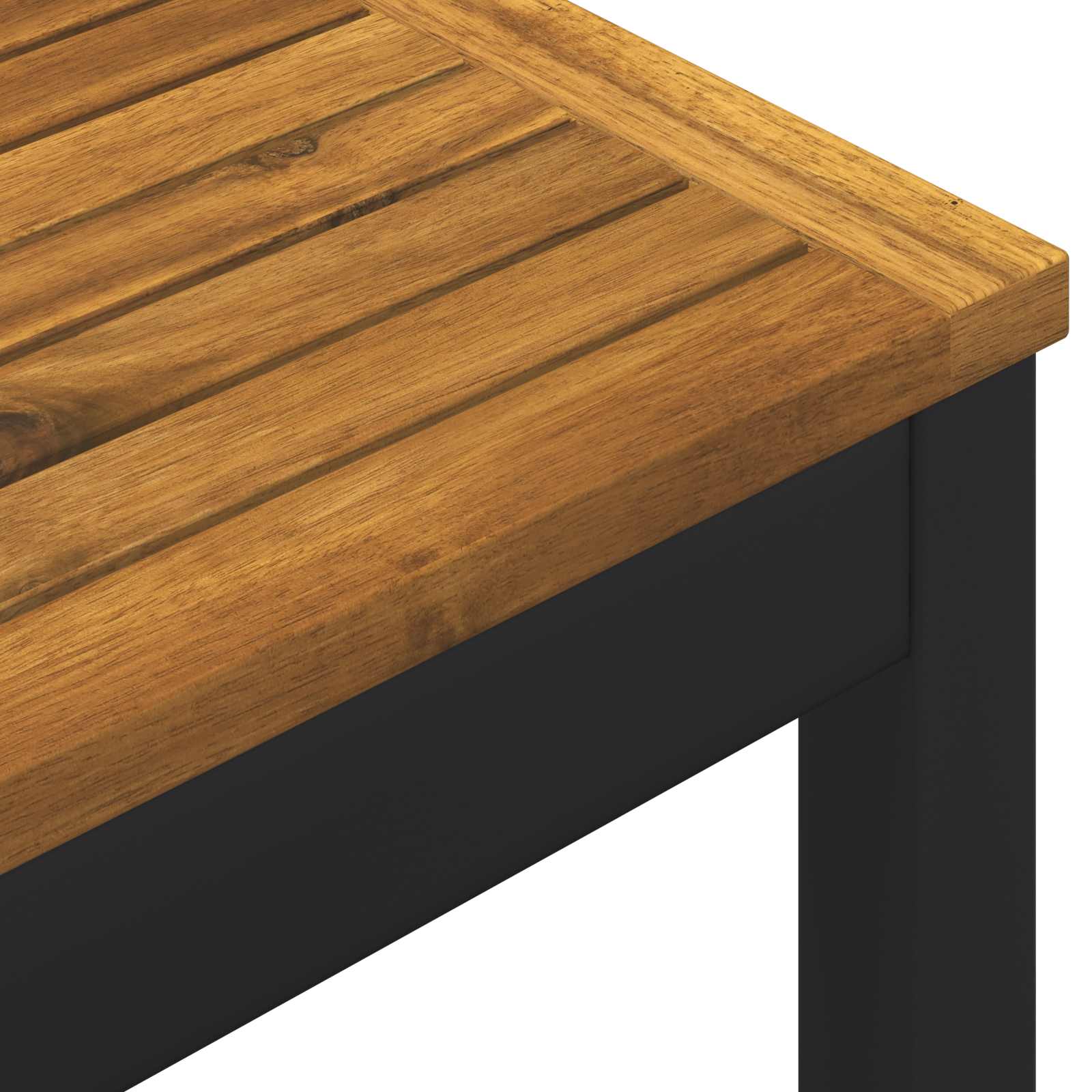 Outdoor Bar Table Natural Wood 141x80.5x105cm