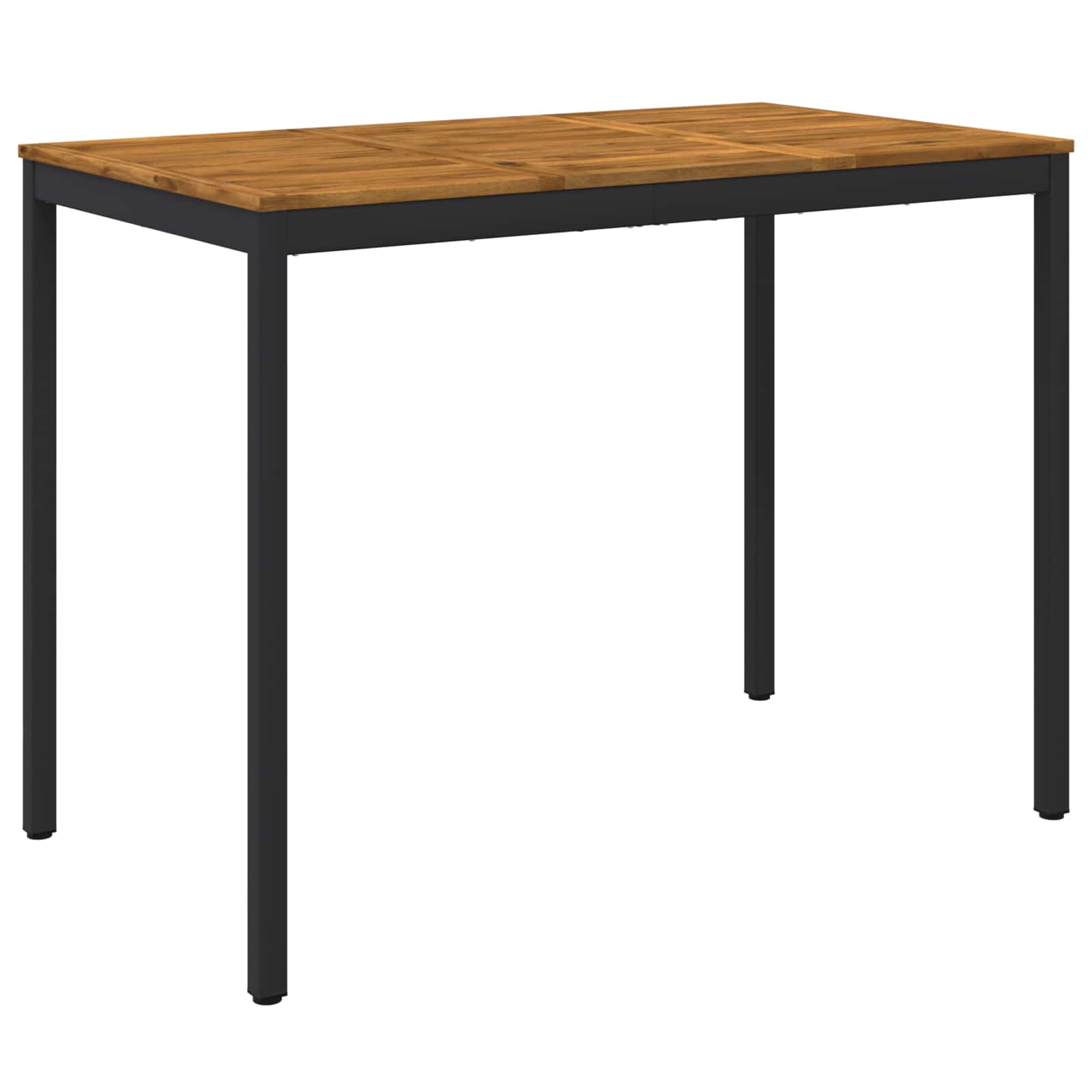 Outdoor Bar Table Natural Wood 141x80.5x105cm